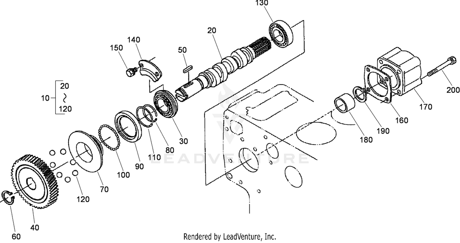 Fuel Camshaft and Governor Shaft Assembly