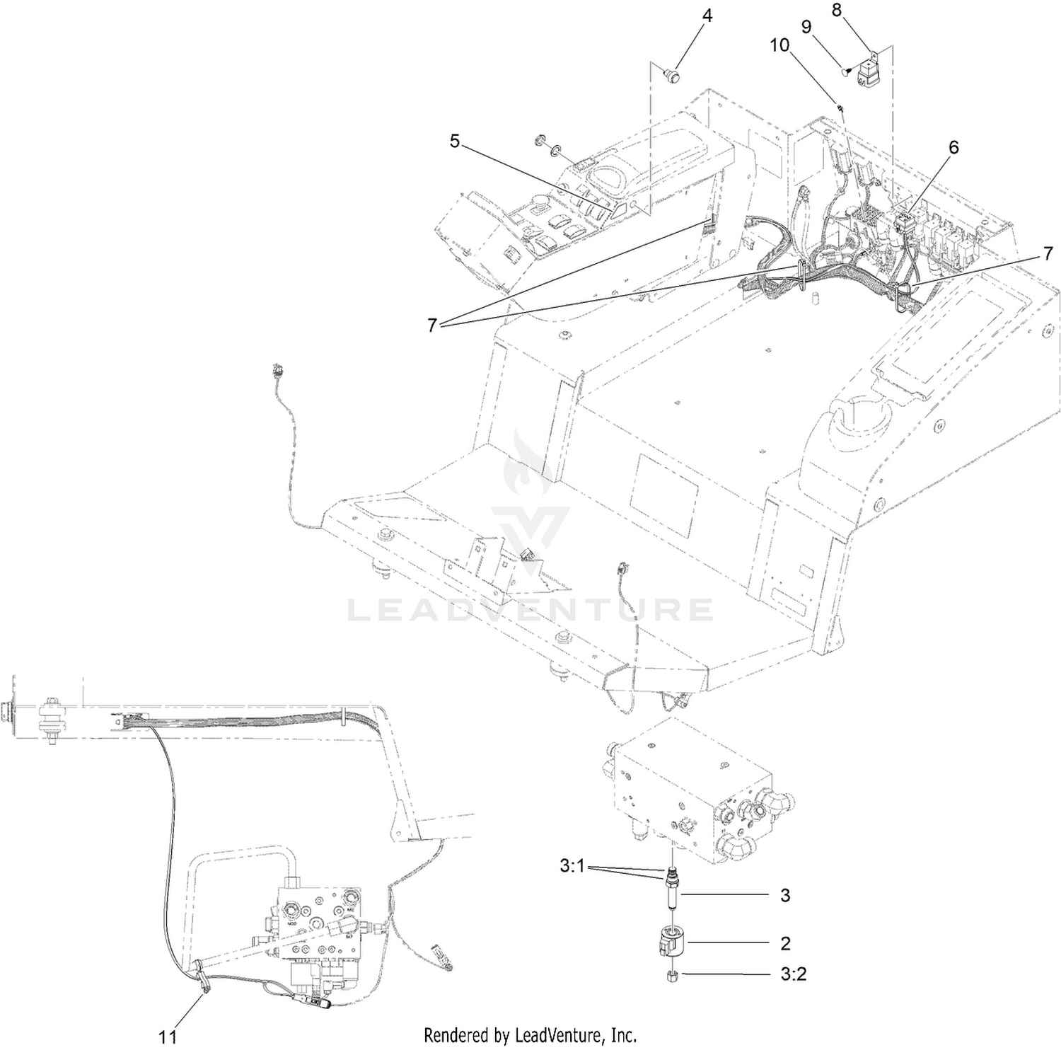 Manual Flow Divider Kit Assembly No. 140-5800