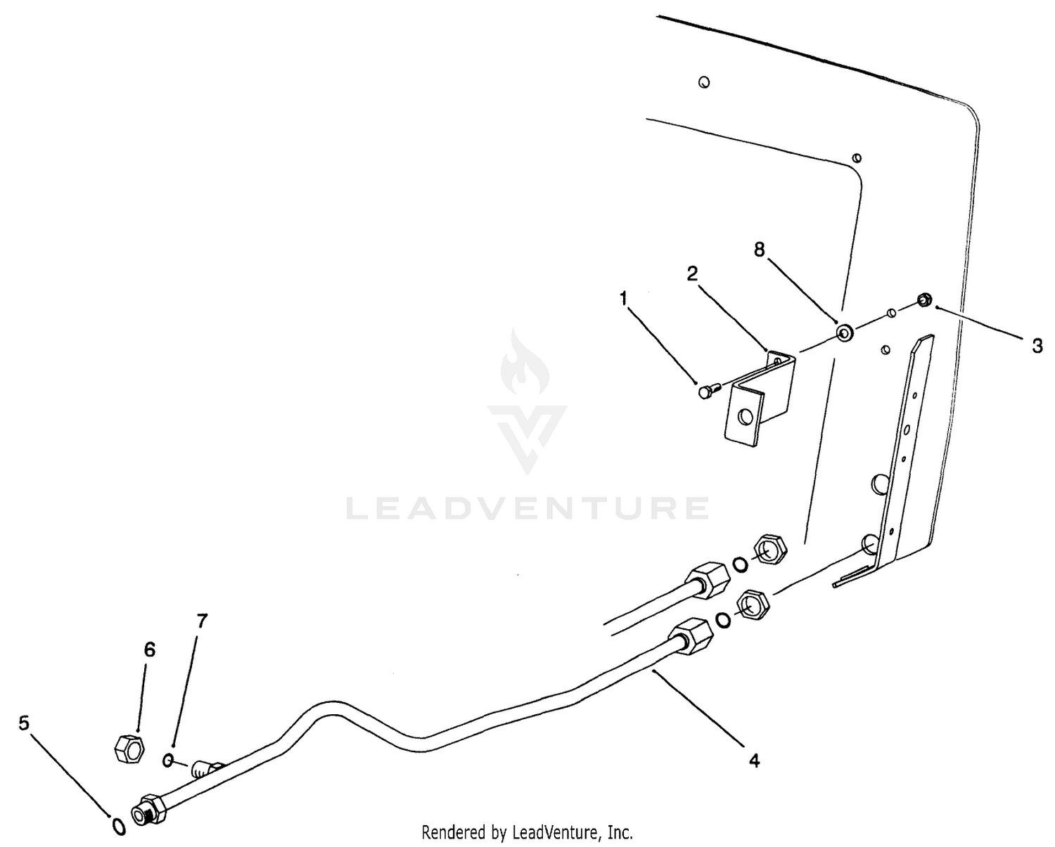 BRACKET  TUBE ASSEMBLY