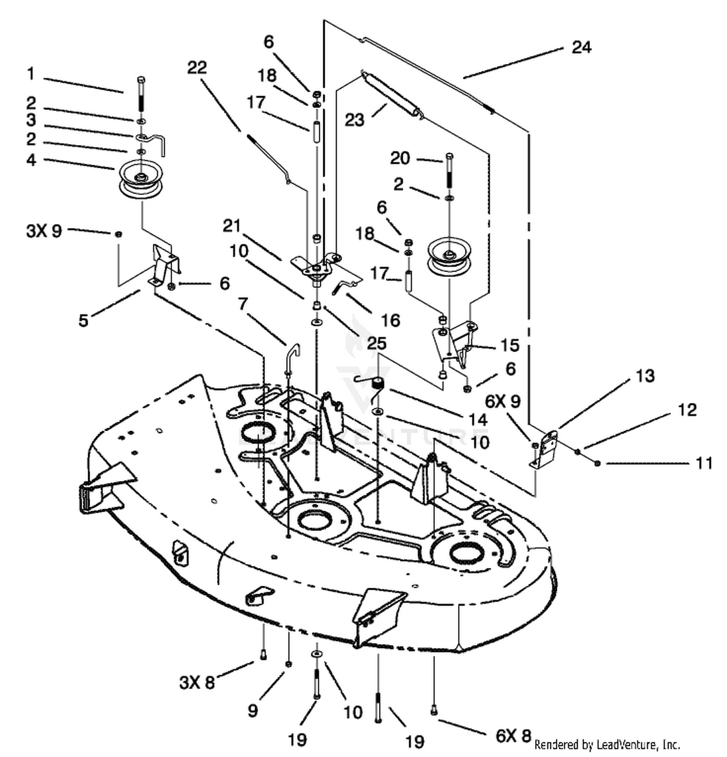 Pulley and Brake Assembly