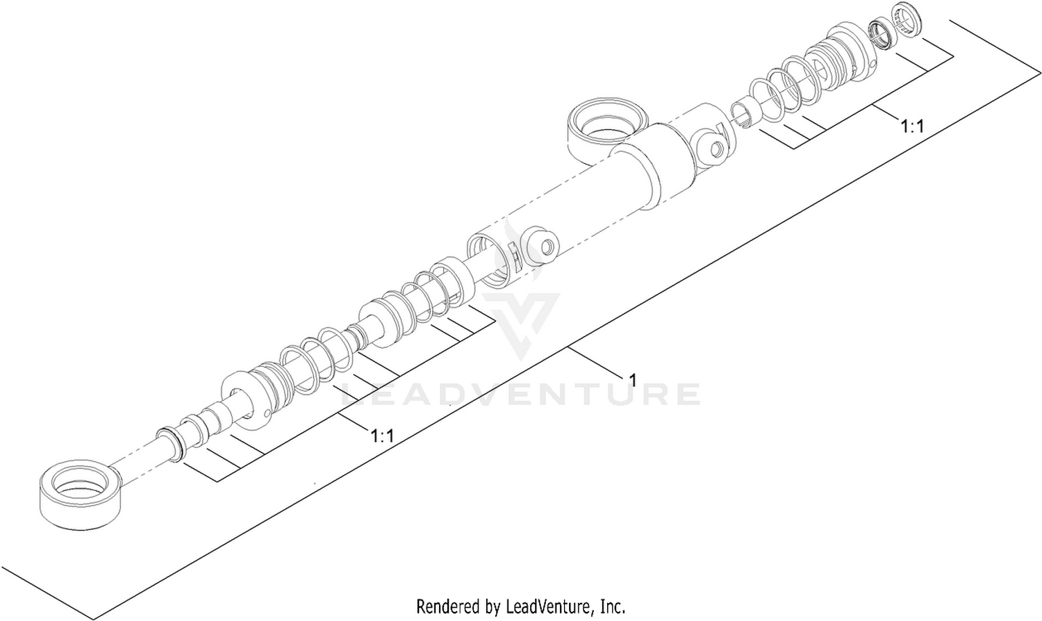 Hydraulic Cylinder Assembly No. 115-3274