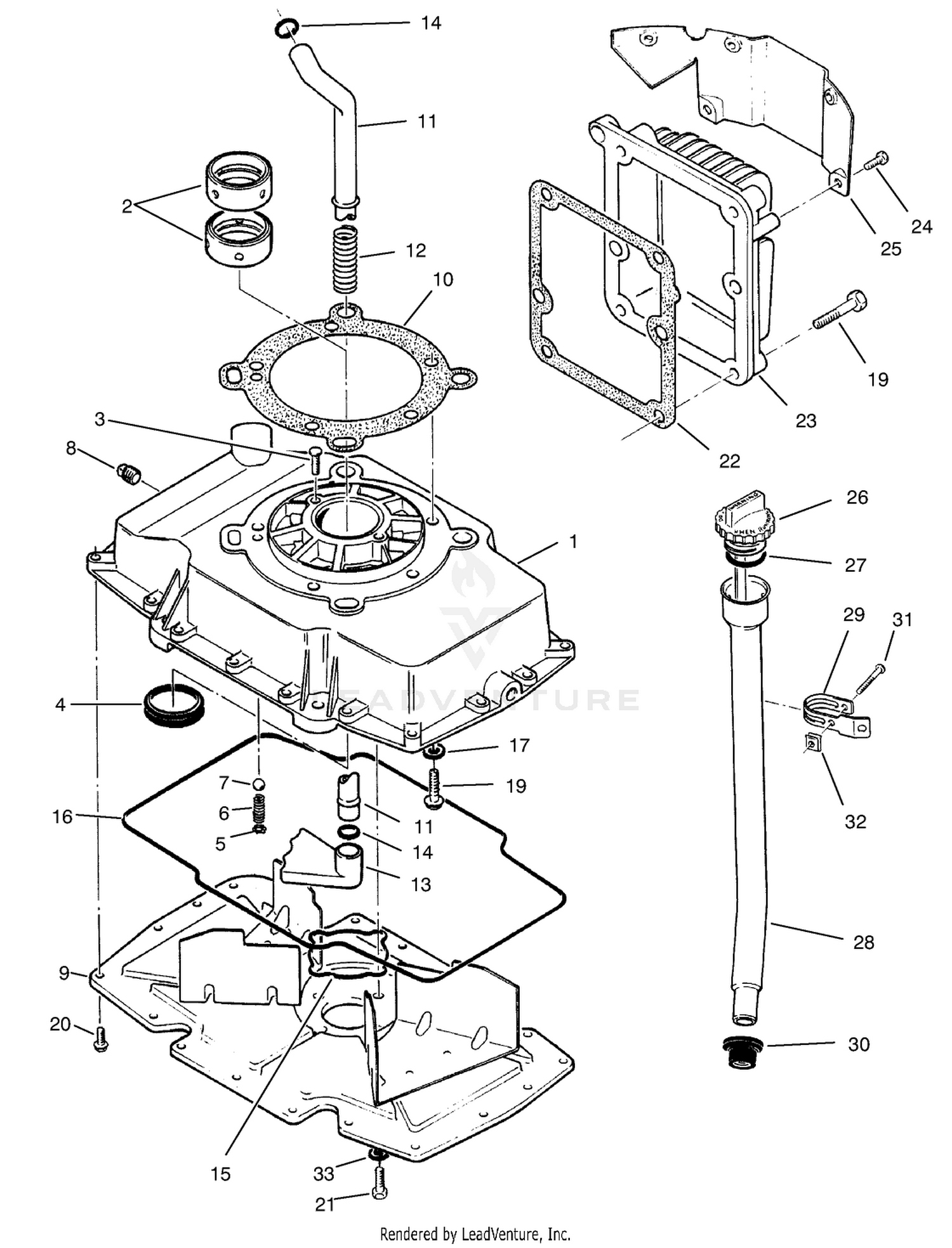 Oil Base  Fill Tube Assembly