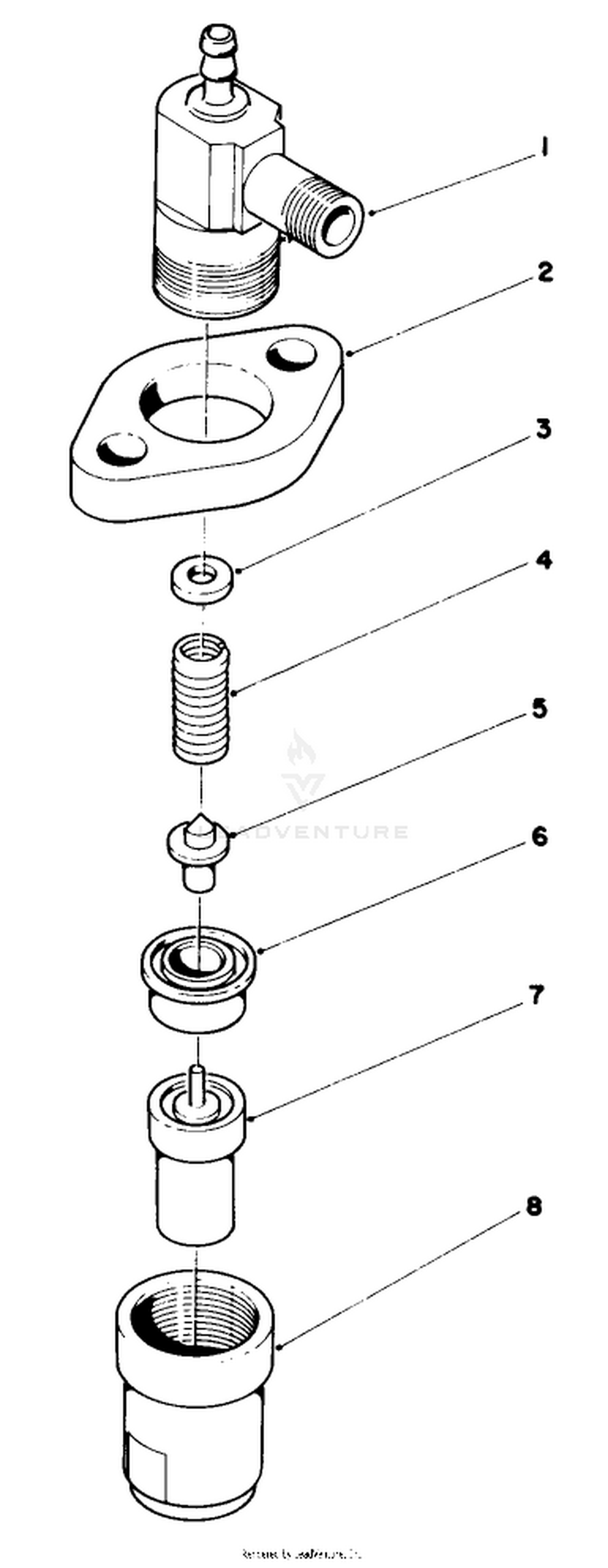 Nozzle And Holder Assembly No. 44-8070