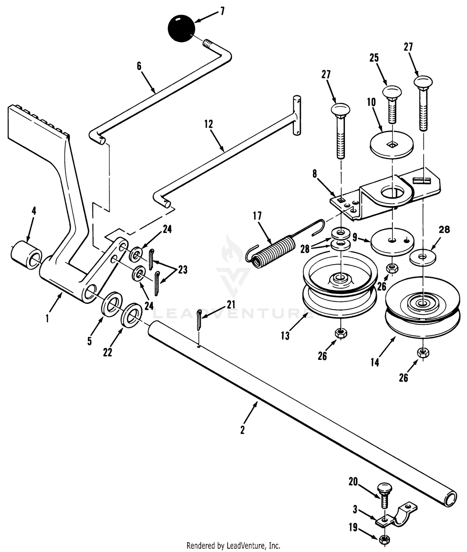 Brake  Idler Assembly (210-H  212-H)