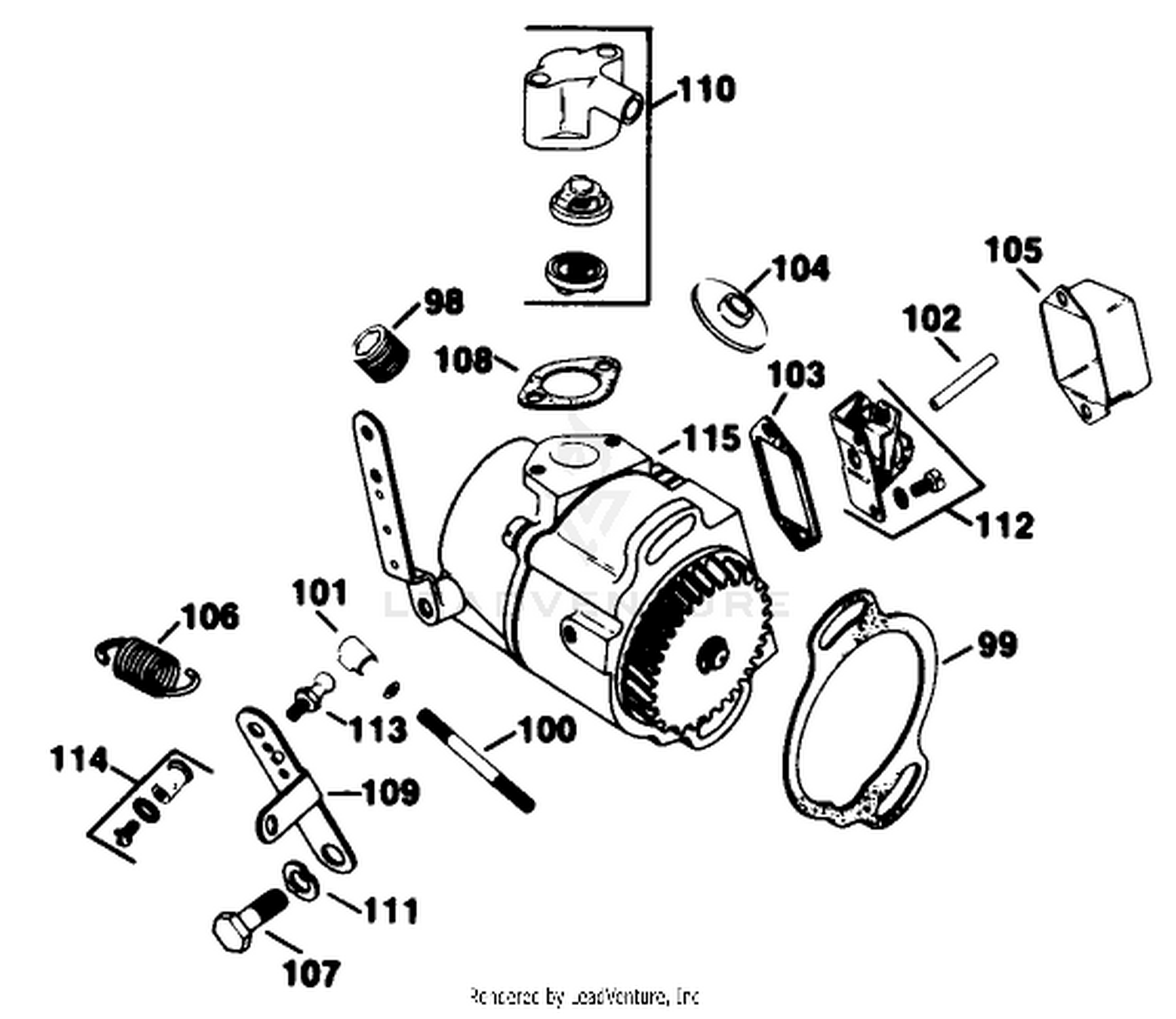 Engine Kohler Model No. K582qs Type No. Ps-36315 (continued) 4