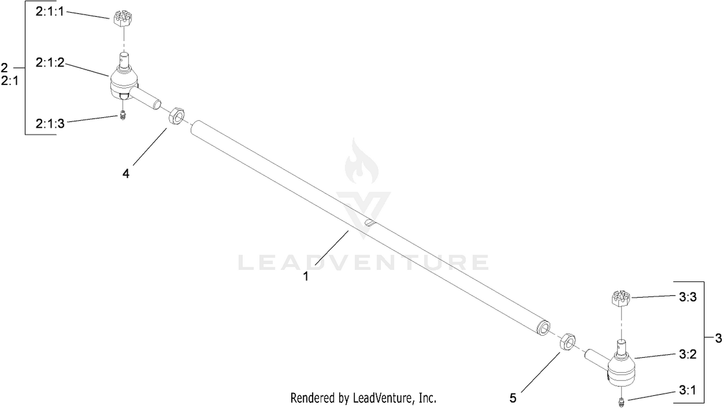 Tie Rod Assembly No. 110-5334-03