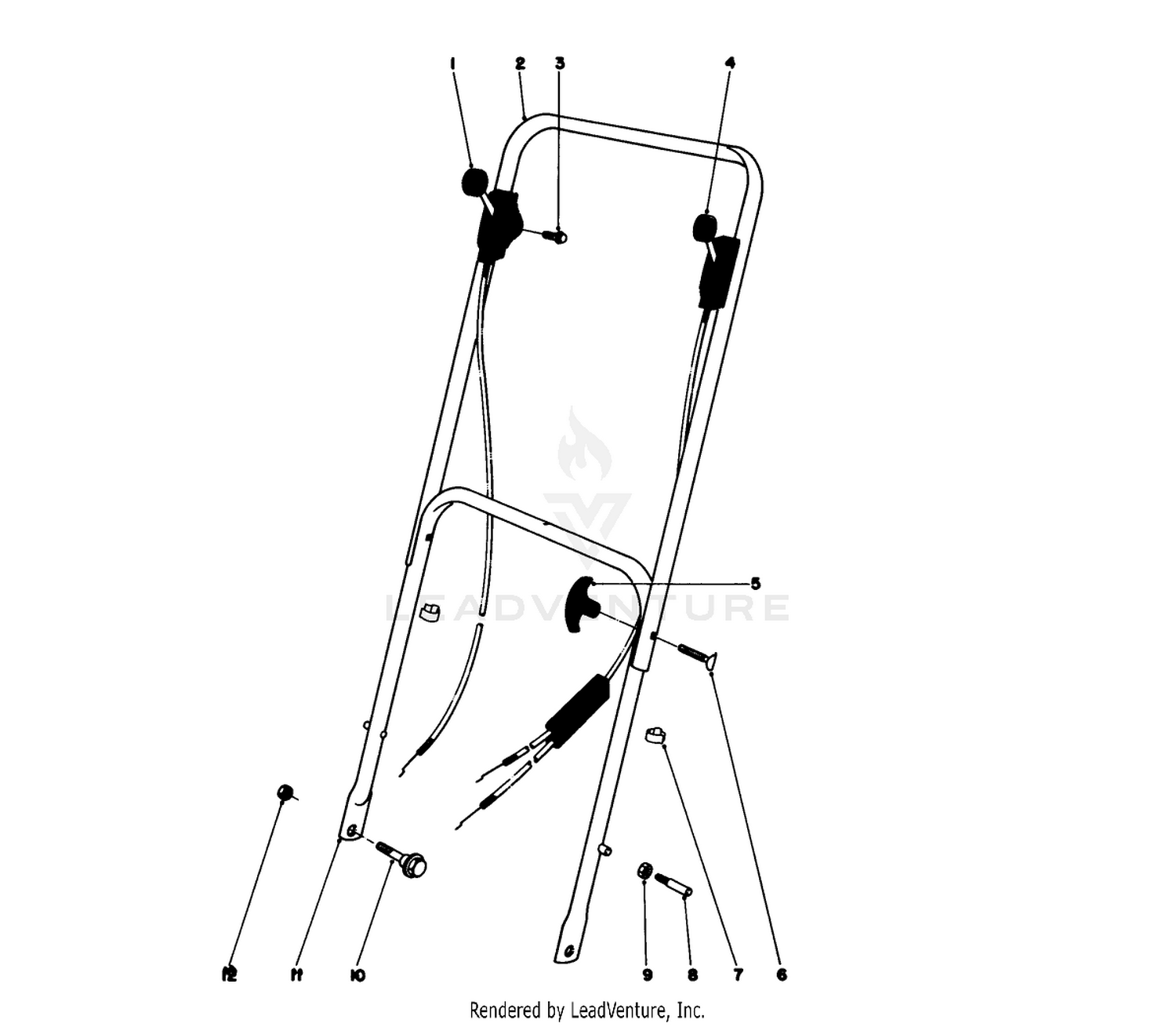 Handle Assembly Models 16067, 16155, 16287