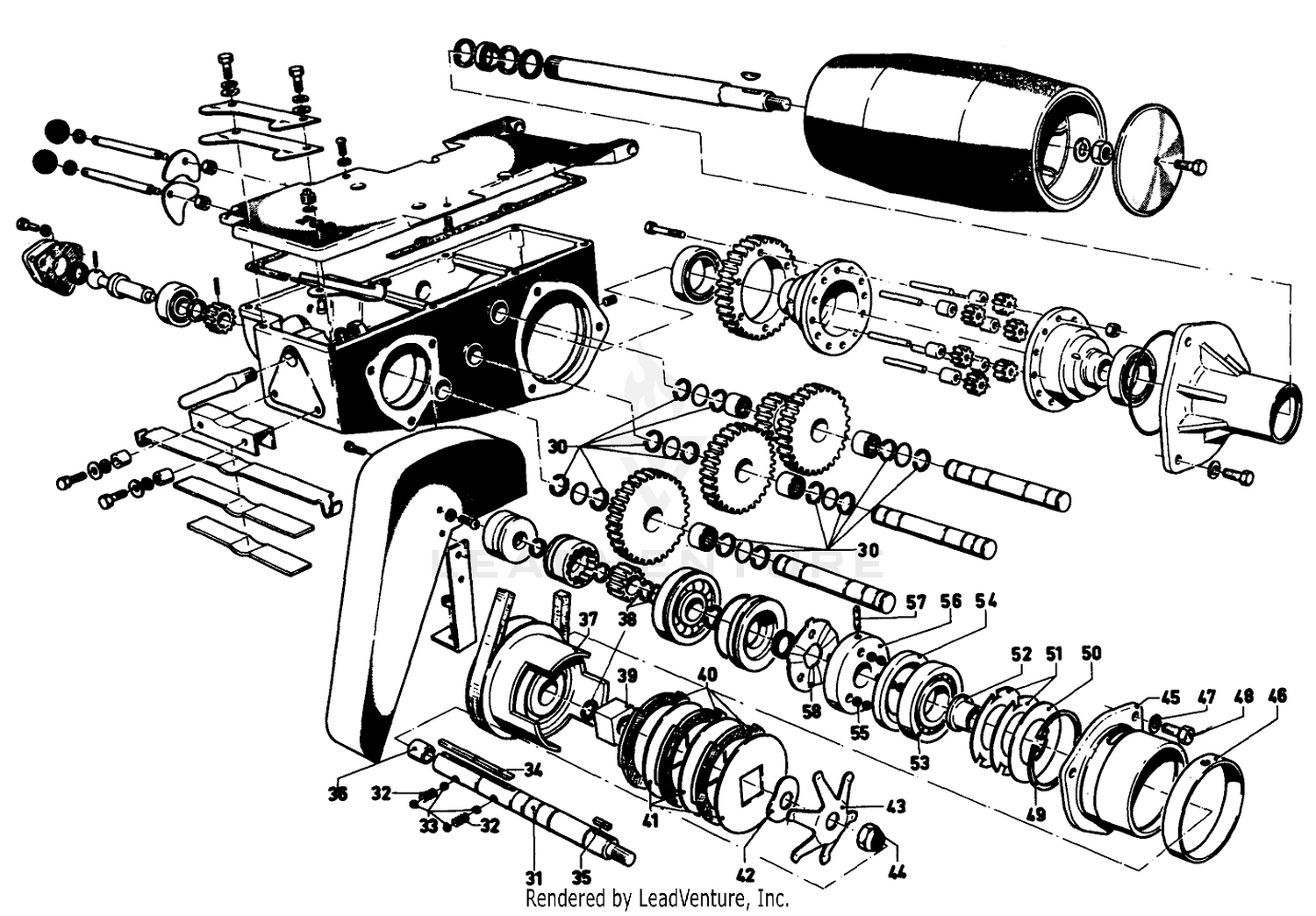 Transmission Case Assembly (continued)
