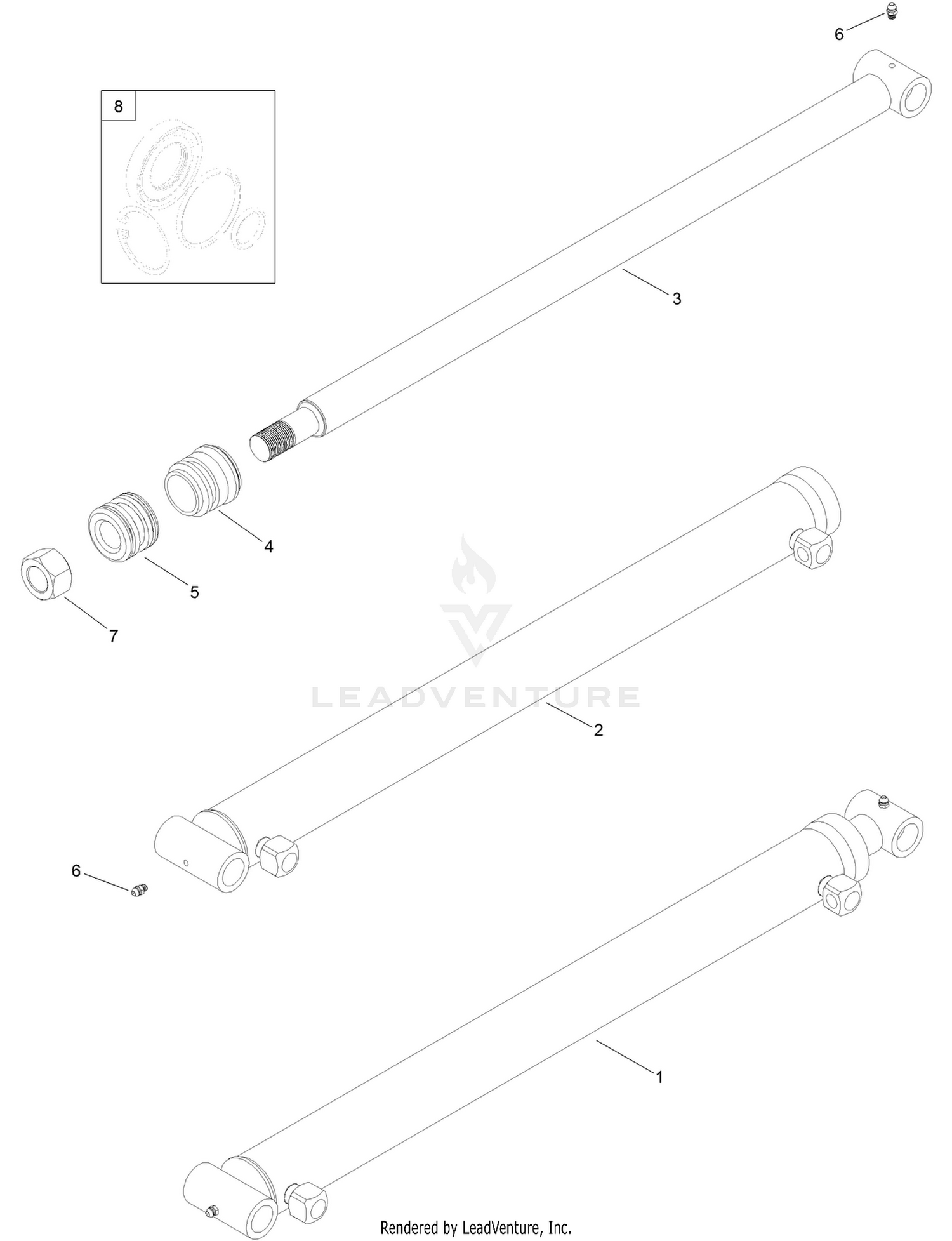 Bucket Cylinder Assembly