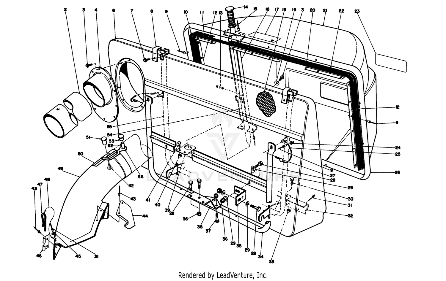 Easy-Empty Grass Catcher Model 59176 (optional)