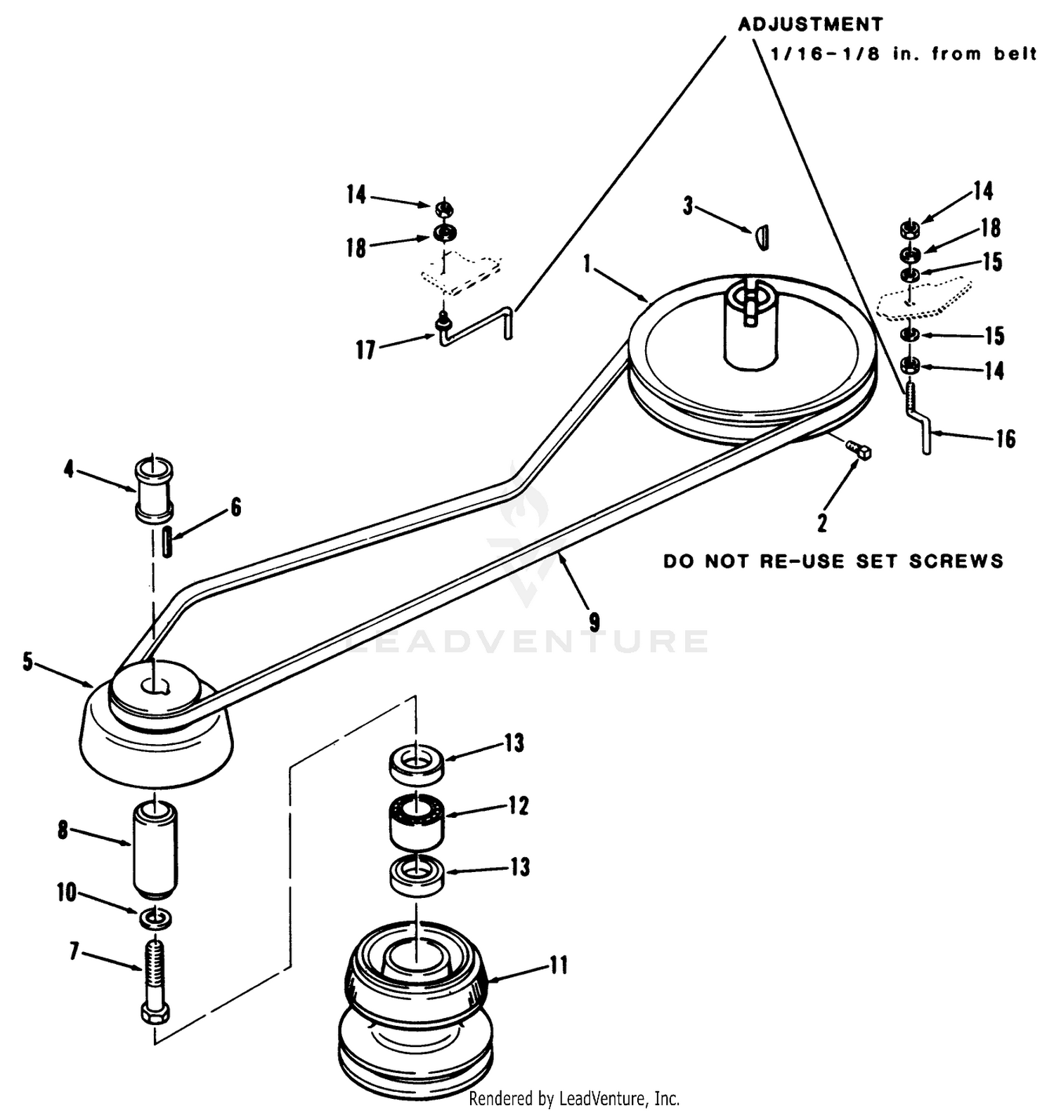 Drive Belt And Pulleys