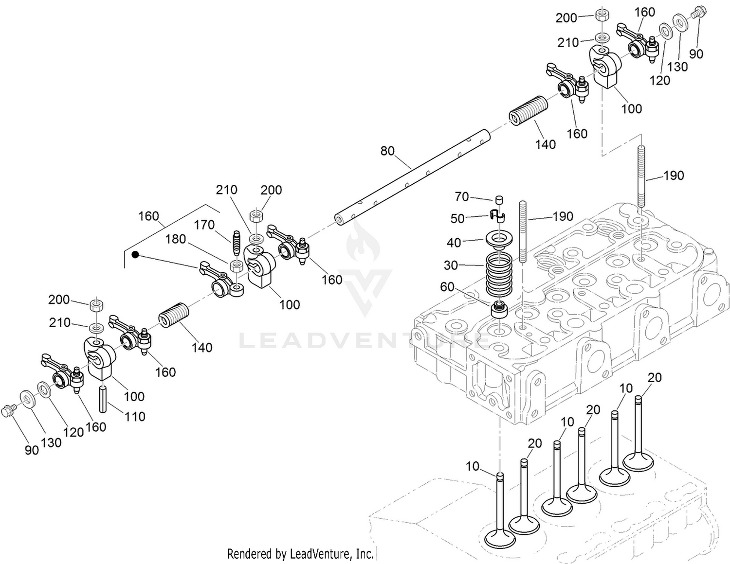 Valve and Rocker Arm Assembly