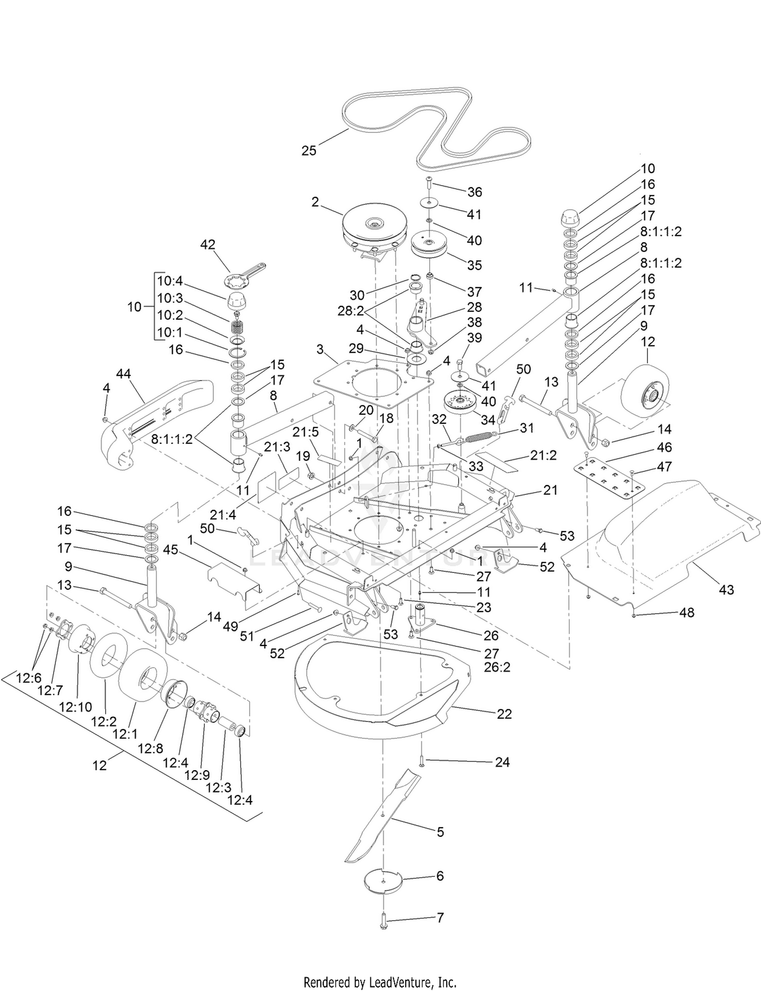 RH Wing Deck Assembly