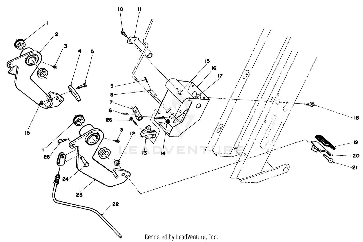 Steering Brake Assembly
