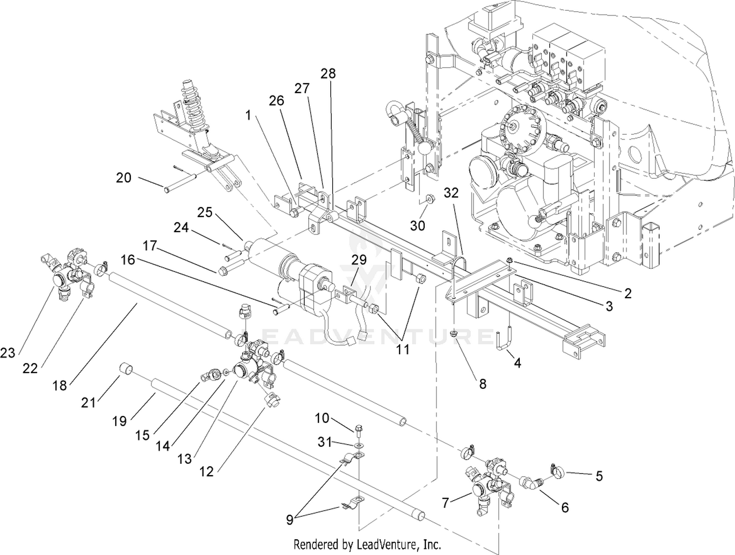 Center Boom Assembly