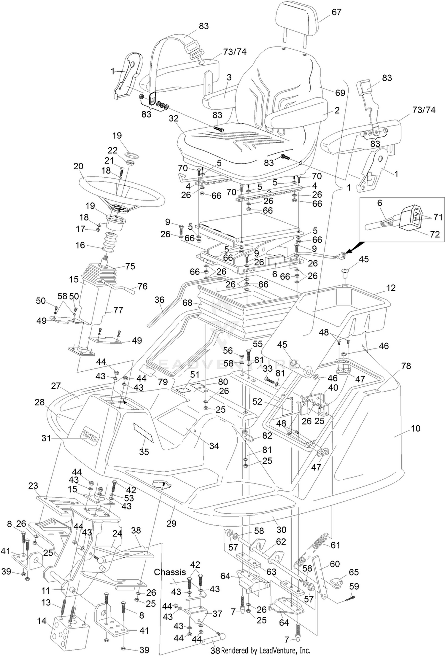 Operator Seat Assembly