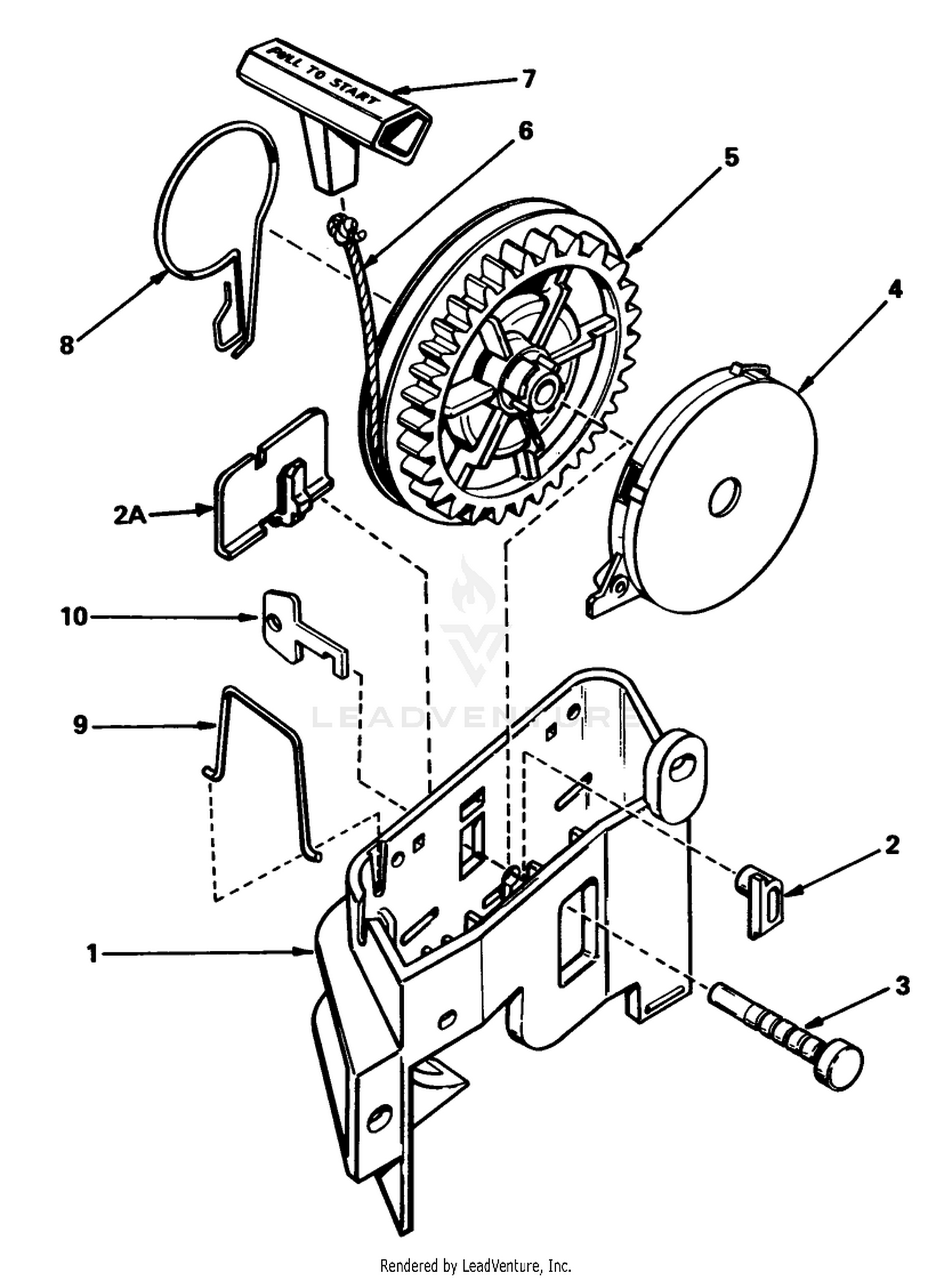Rewind Starter No. 590531