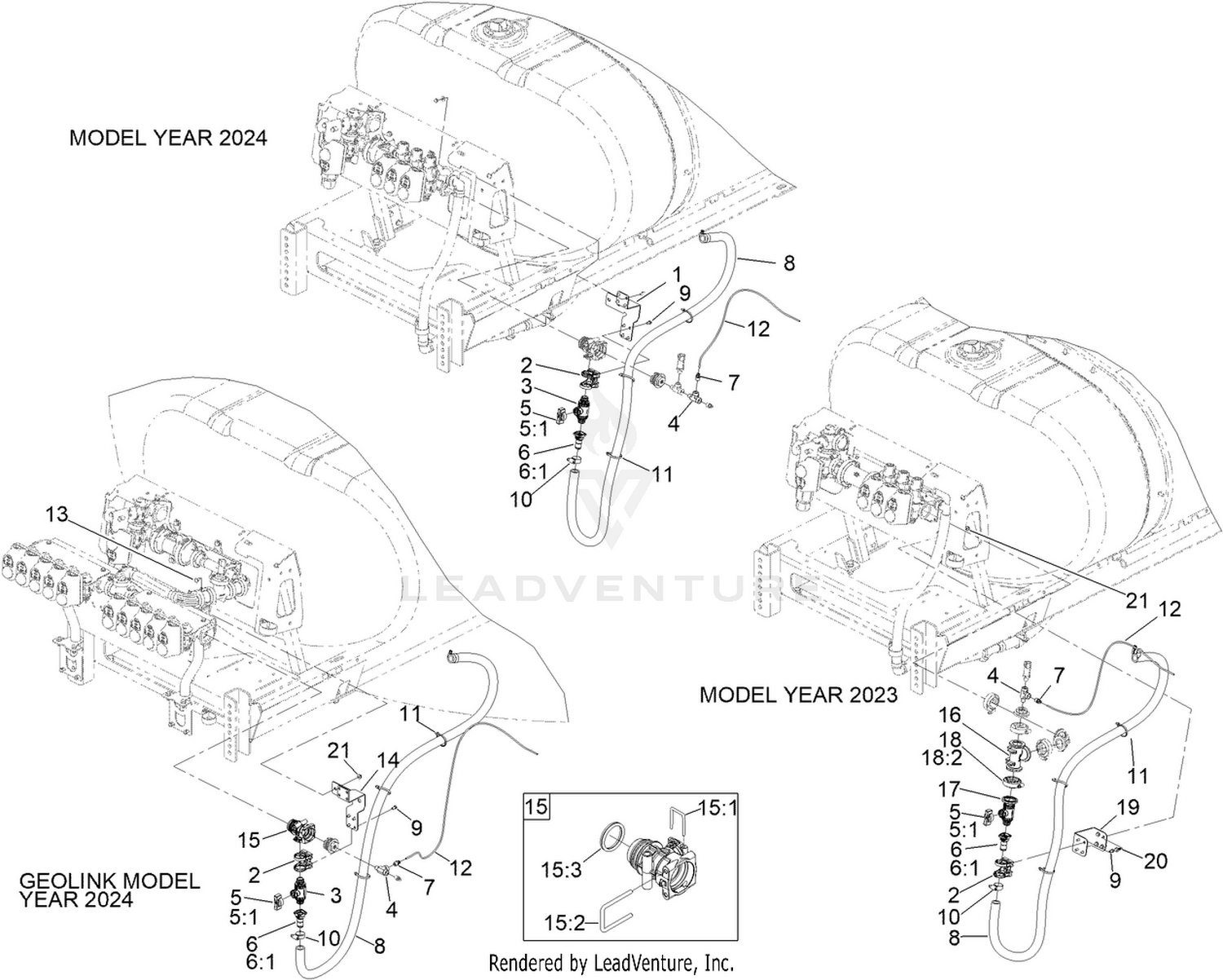 Hose Reel Mount and Supply Hose Assembly