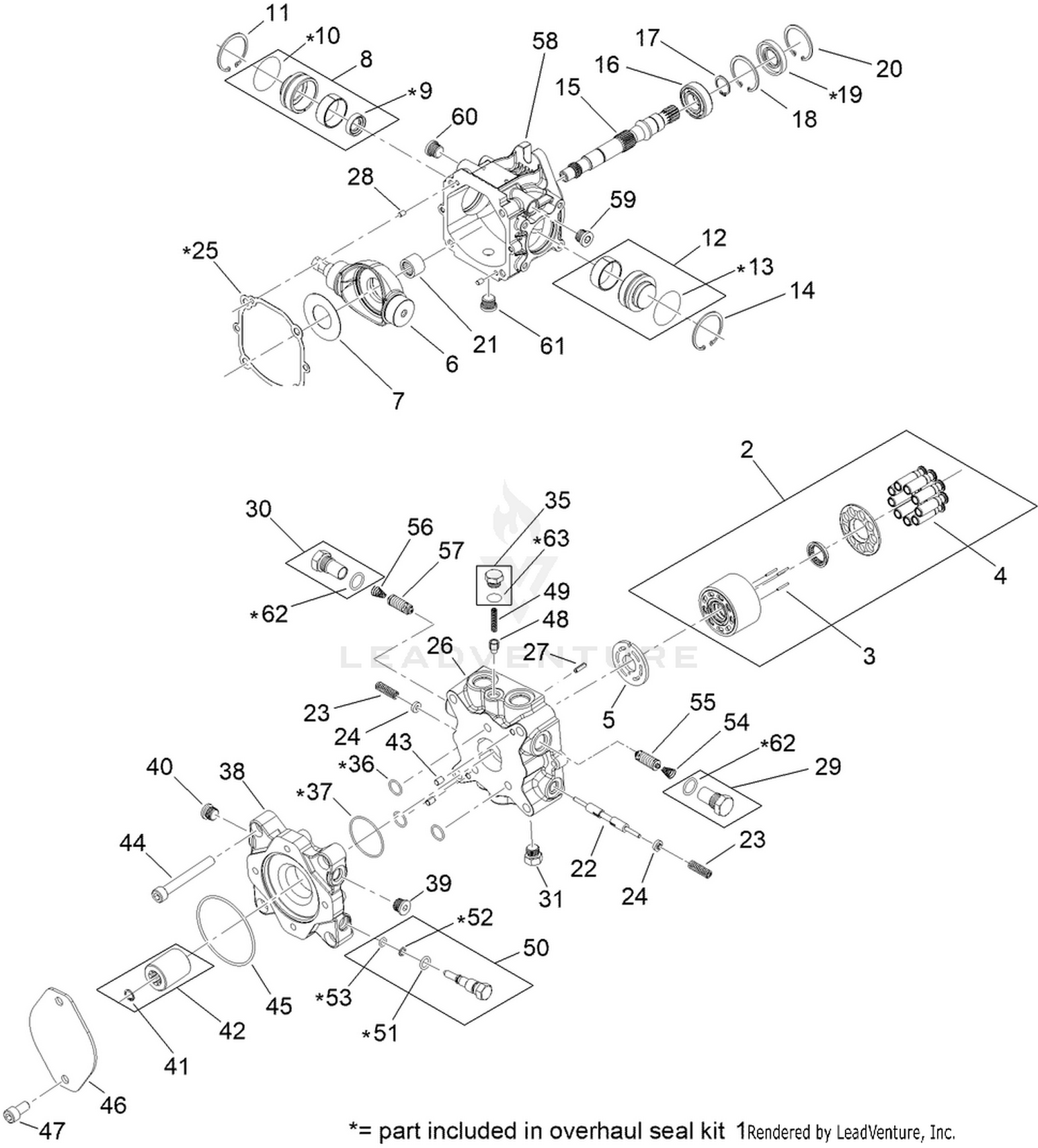 Hydraulic Pump Assembly No. 139-6474