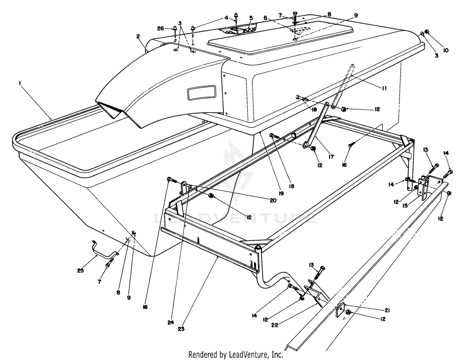Grass Collection System Model No. 30576 (optional) (continued)