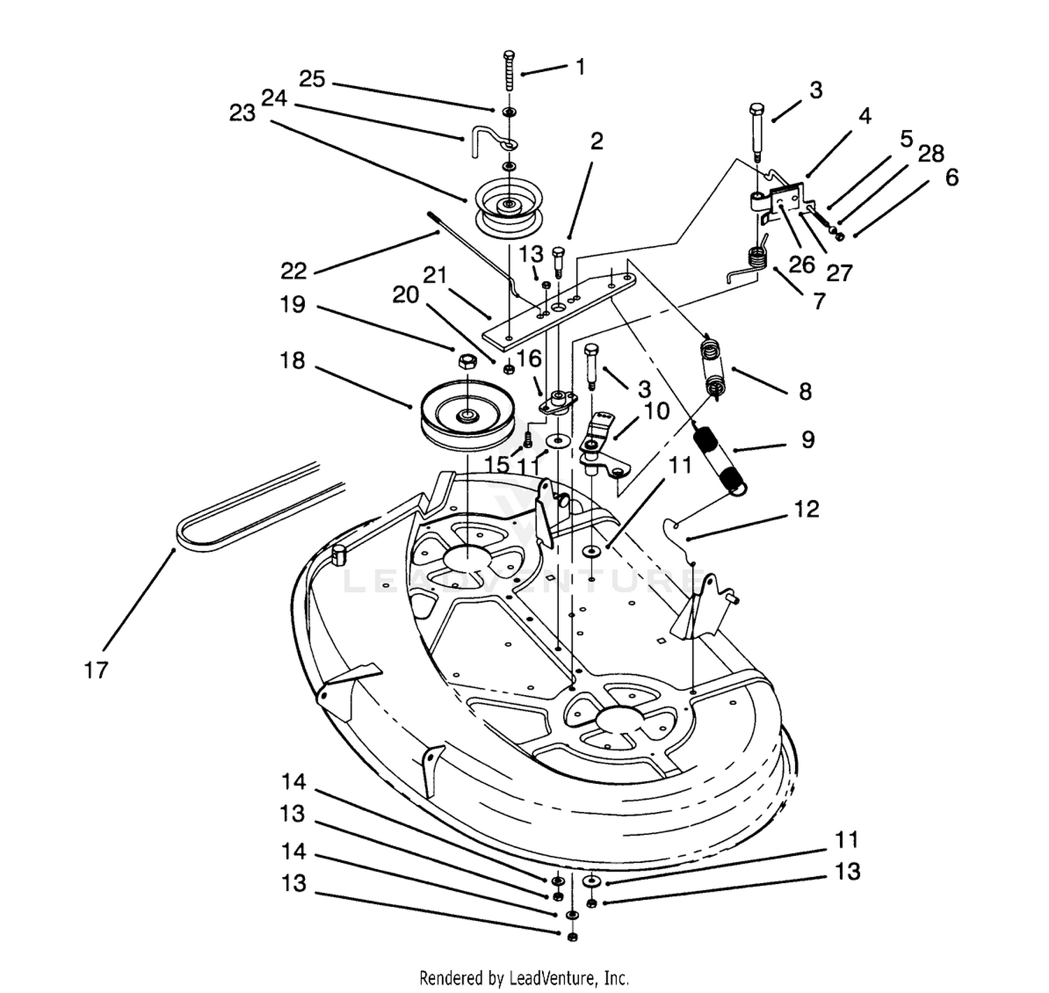 Brake Assembly (38" Cutting Unit)