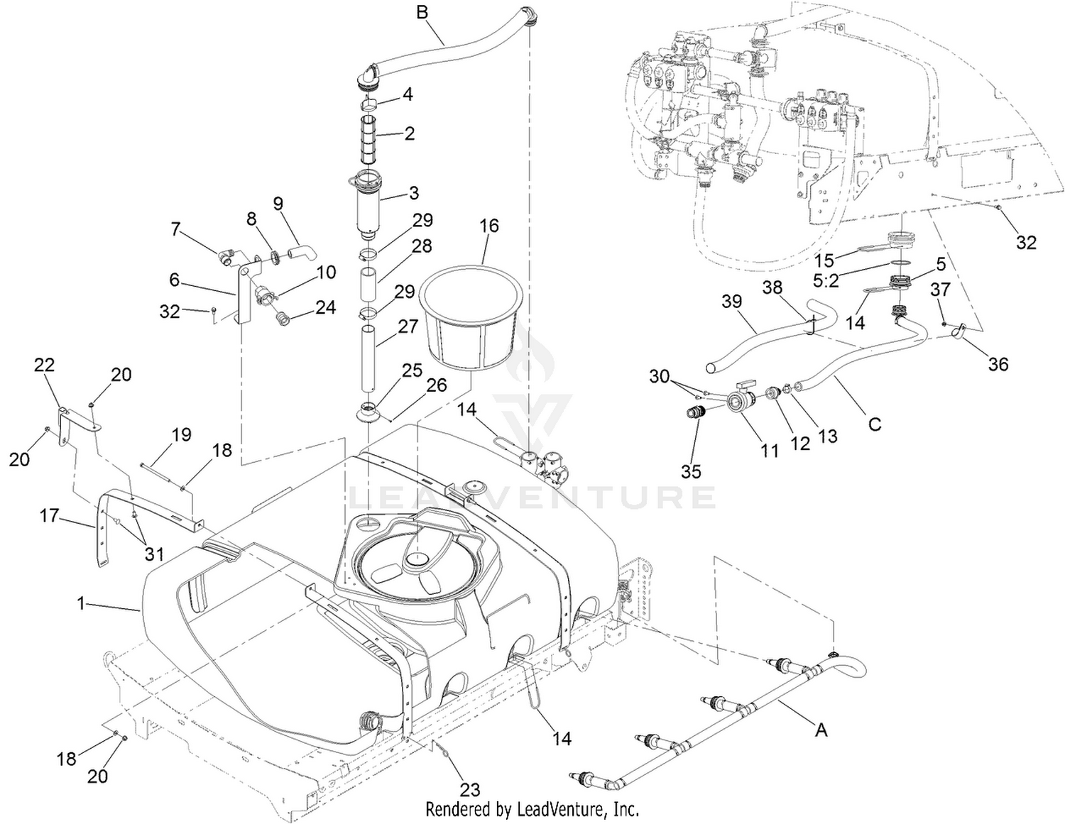 Spray Tank Assembly
