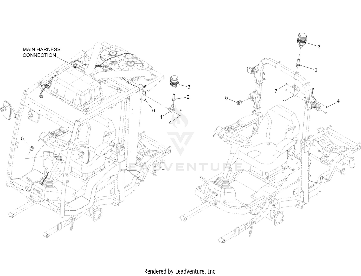 LED Beacon Kit Assembly