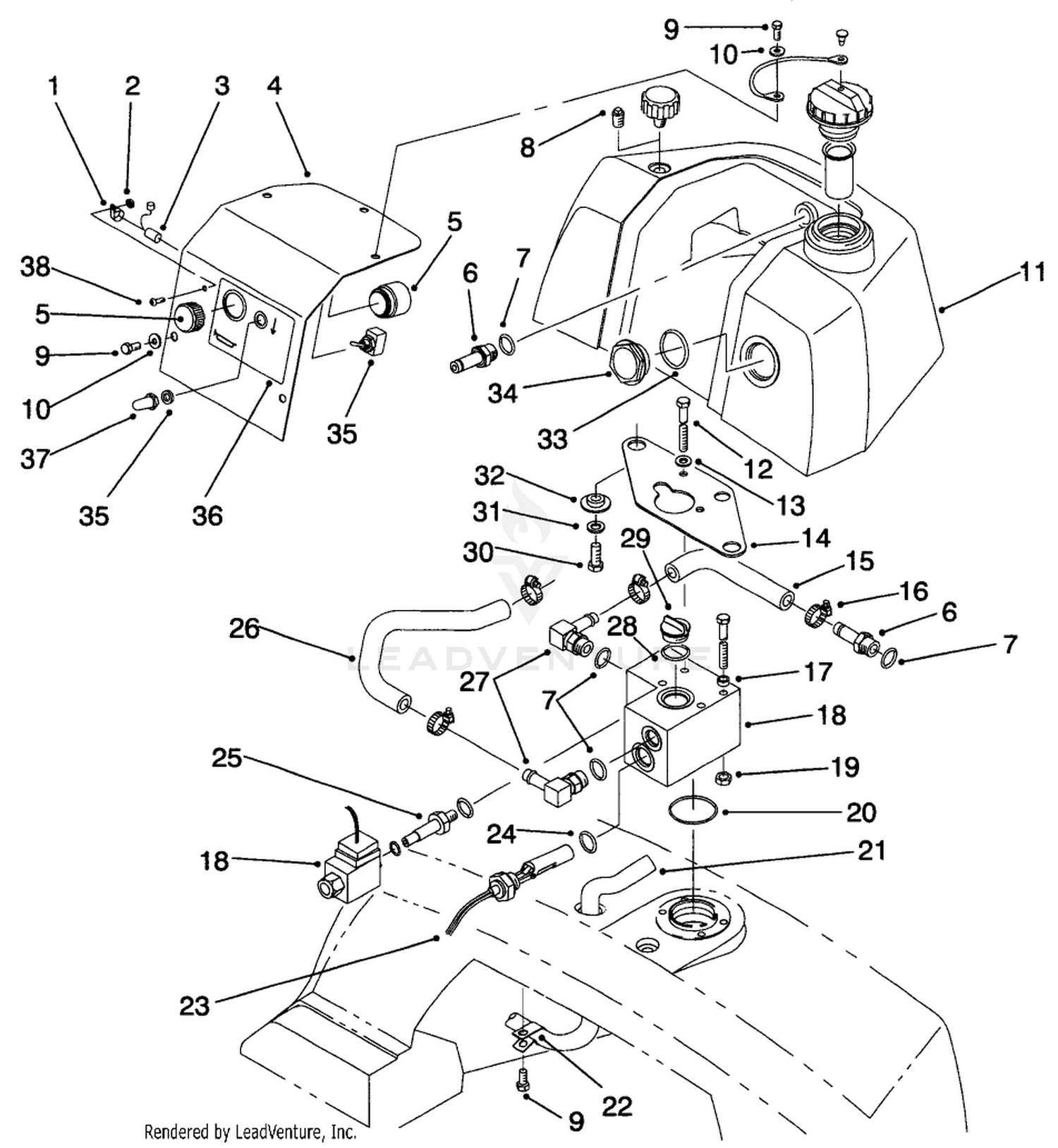 Leak Detector Assembly