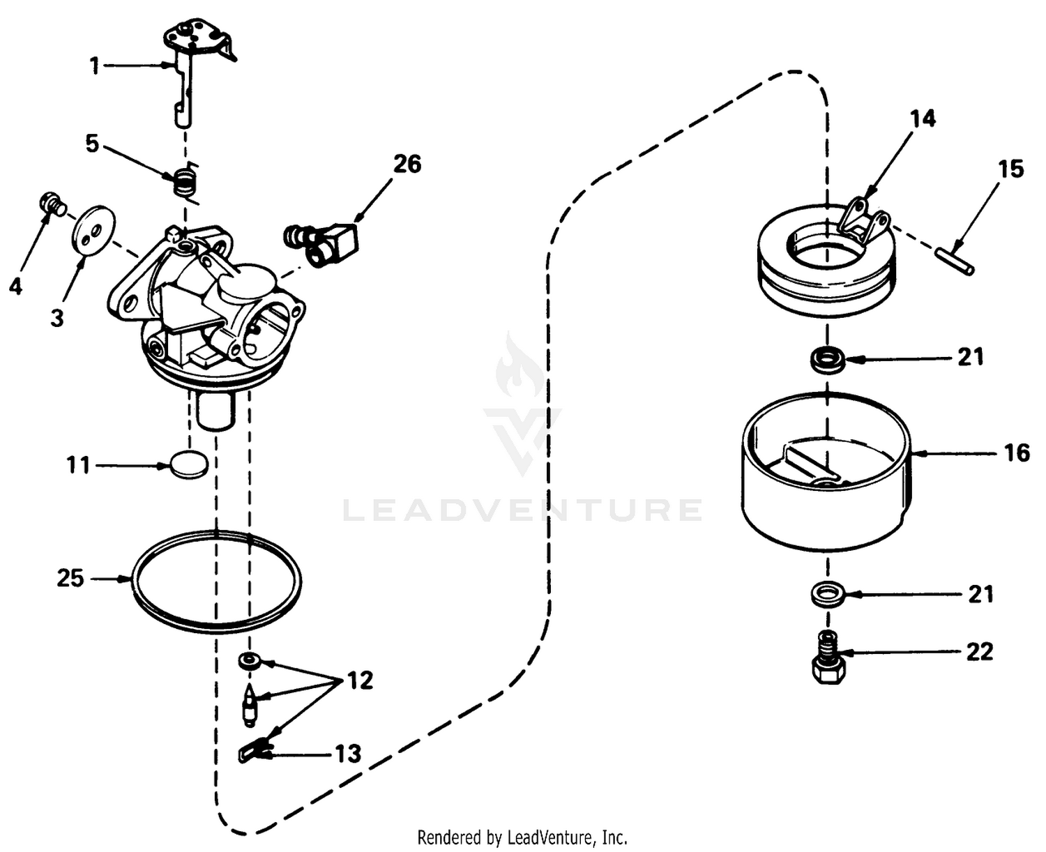 Carburetor No. 631784a