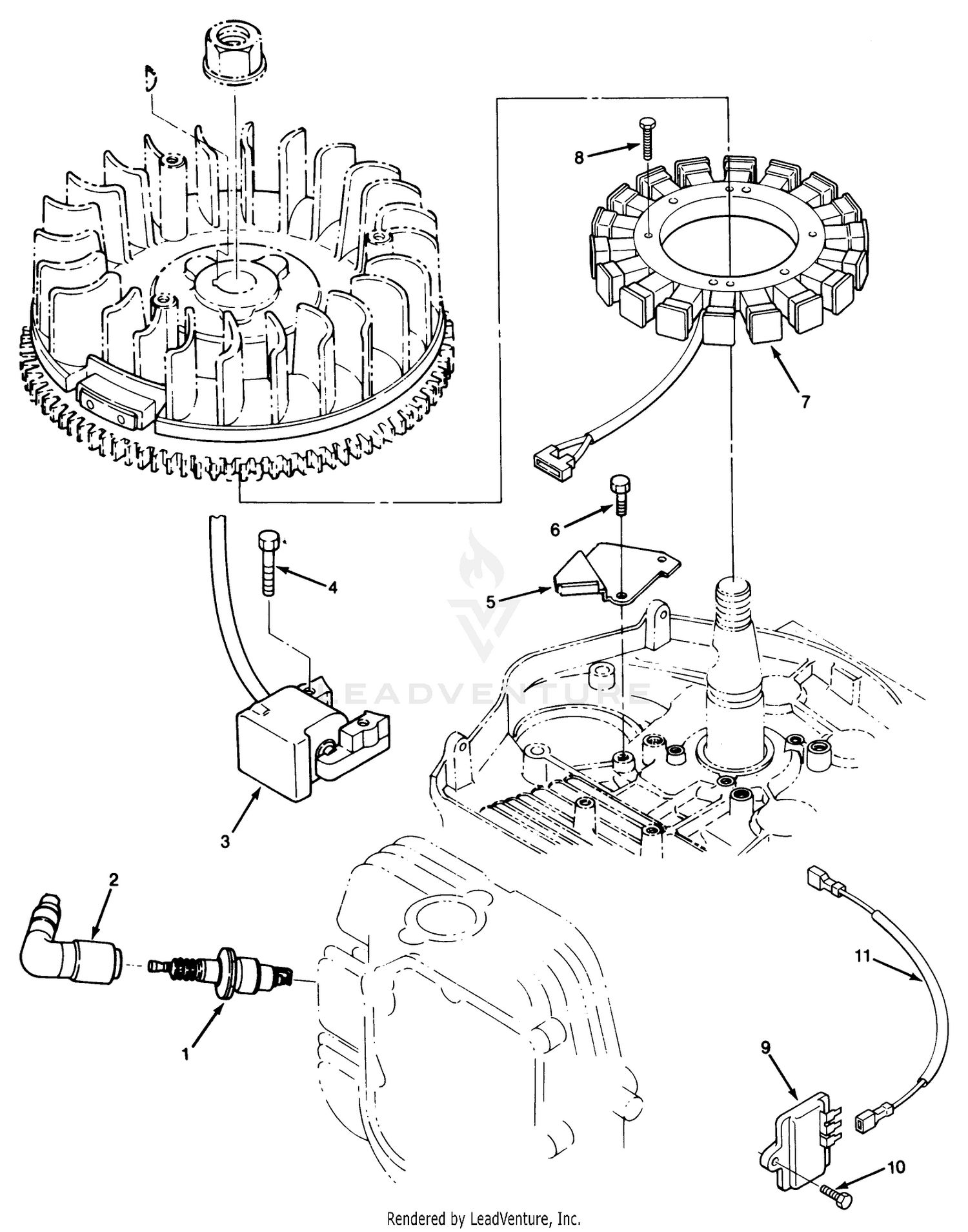 14hp Engine Ignition Assembly
