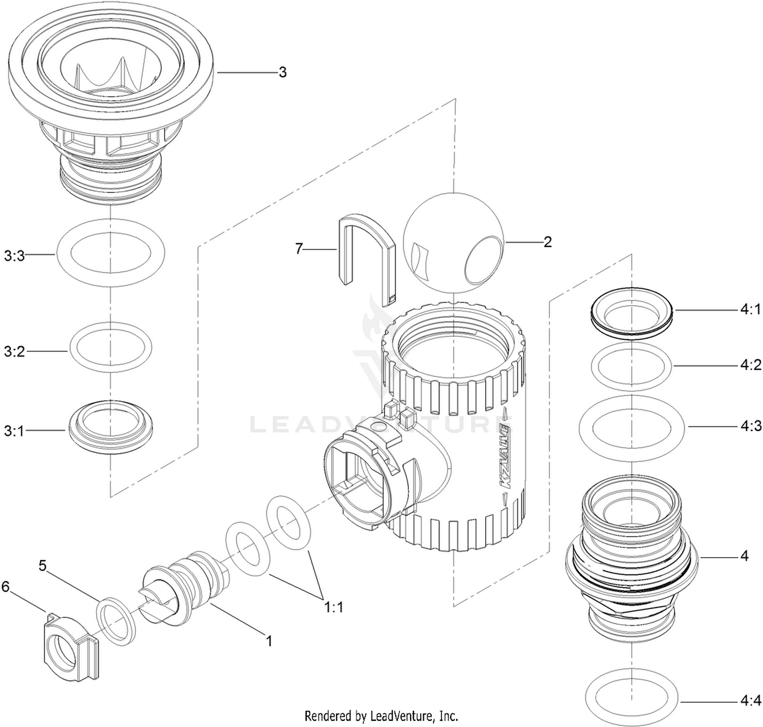 2 Way Valve On/Off Assembly No. 131-0250