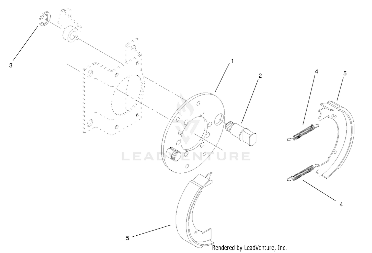 Brake Assembly No. 104-7705