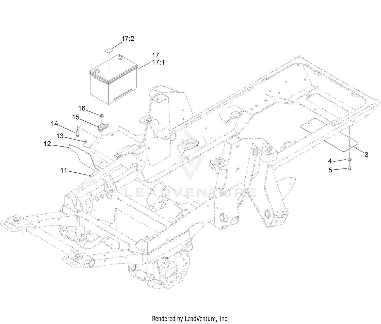 Battery Shield and Rear Cover Assembly