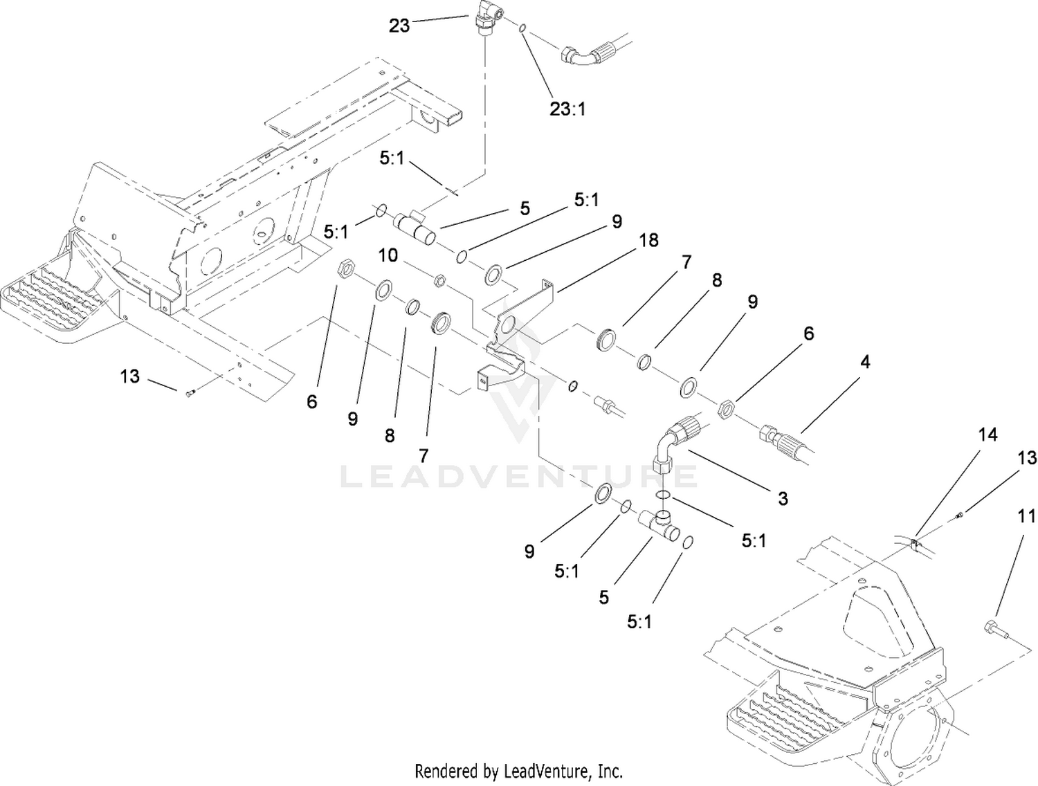 Front Hydraulic Drive Assembly