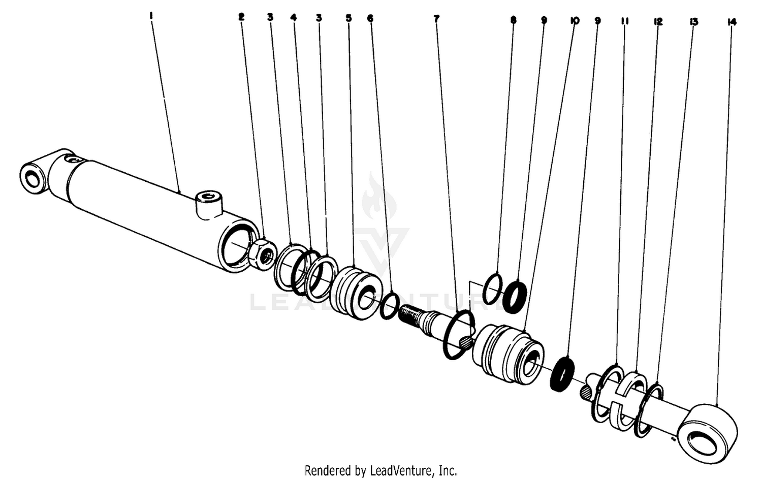Hydraulic Cylinder No. 29-2700