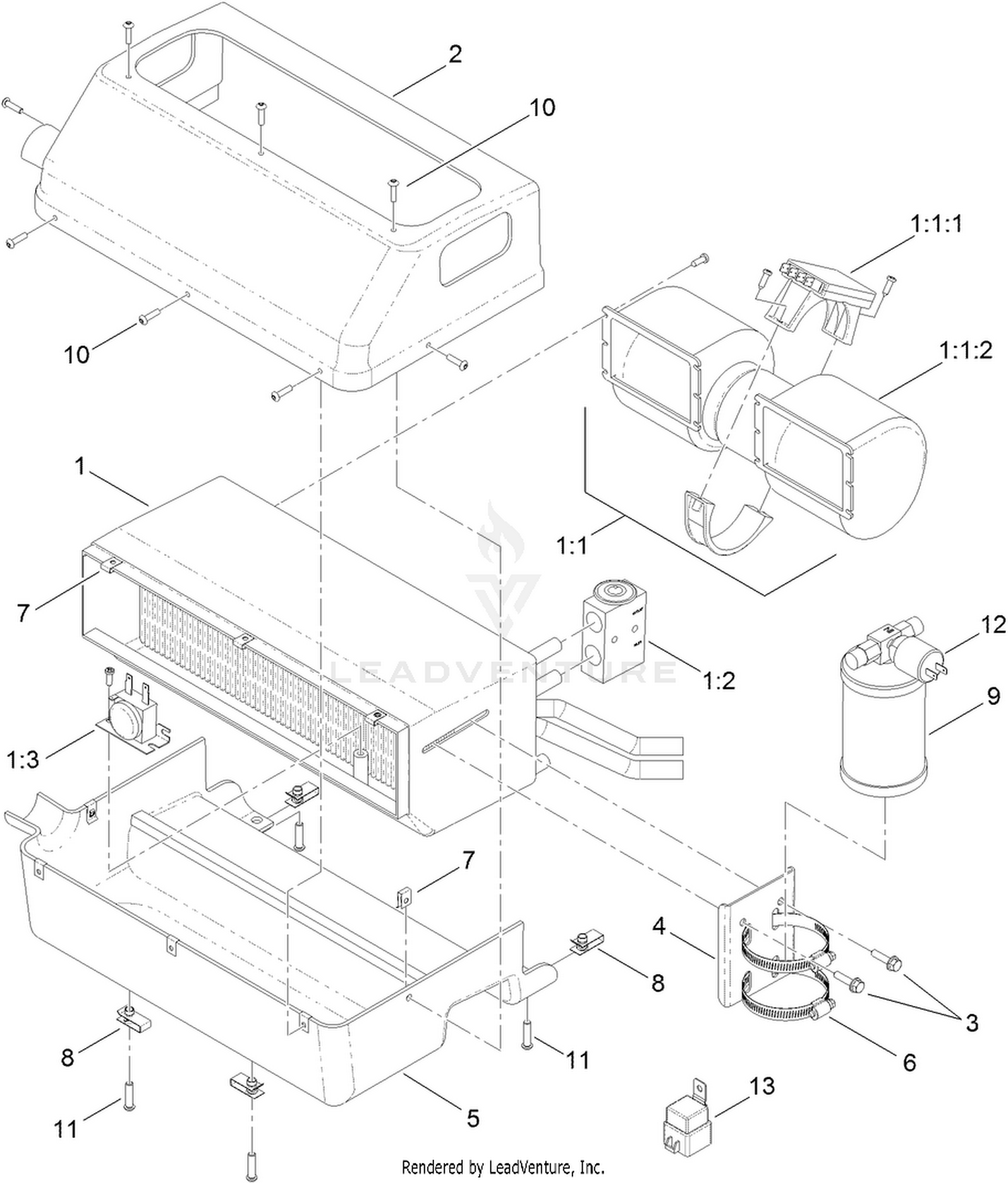 Heater Evaporator Assembly