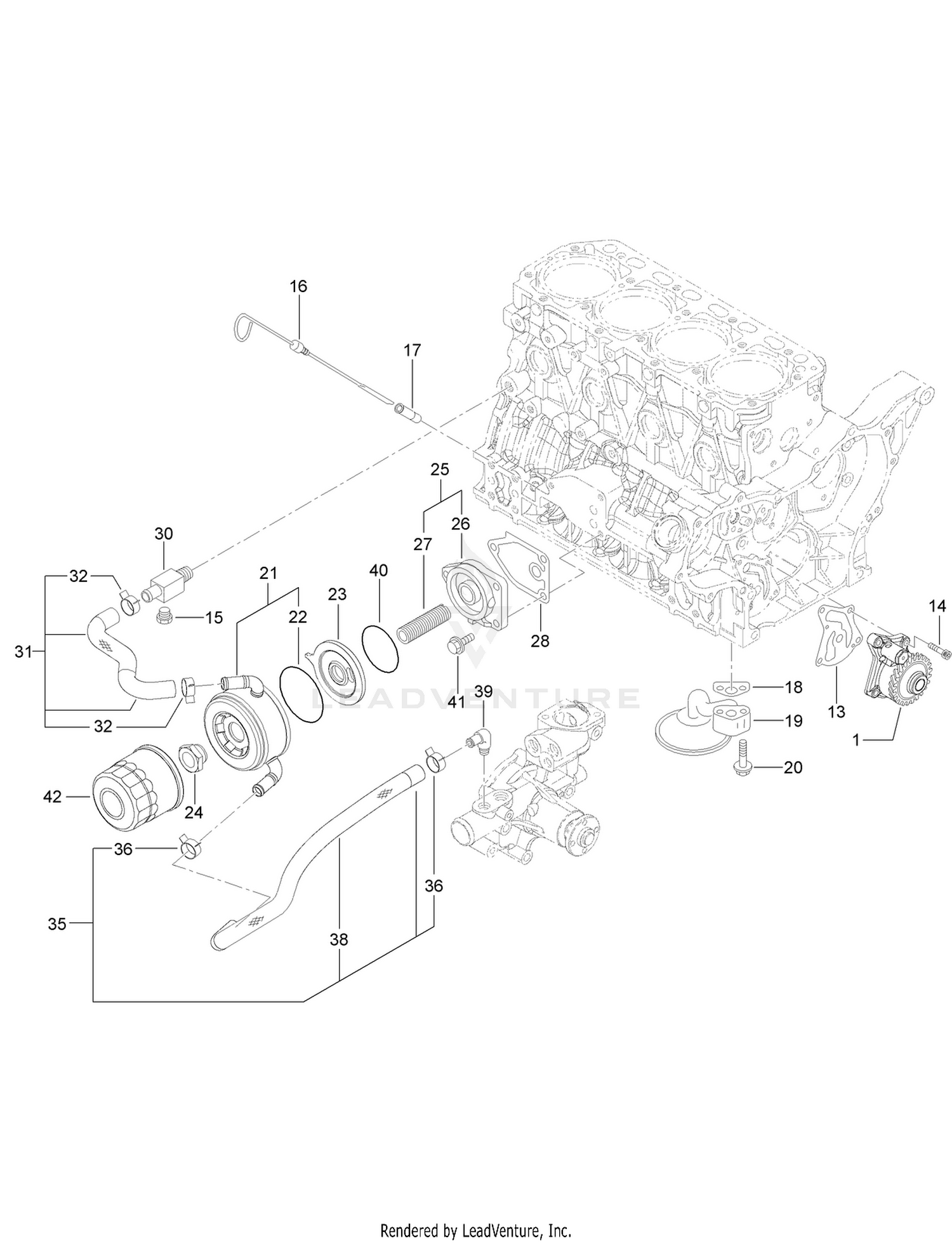 Lubrication and Oil System Assembly