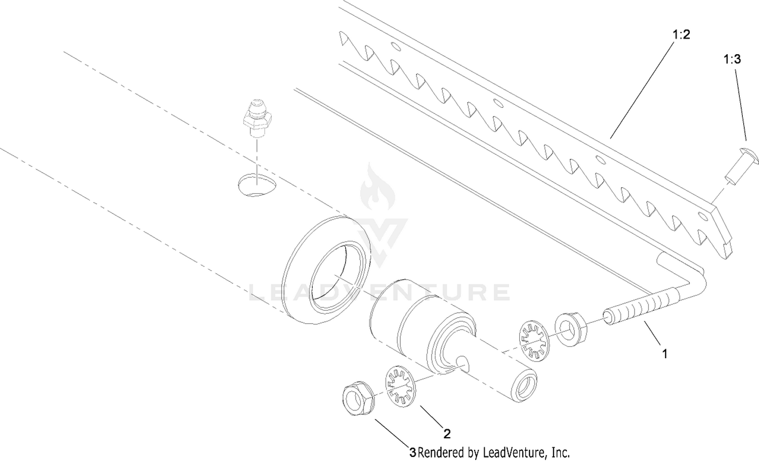 Comb Scraper Assembly
