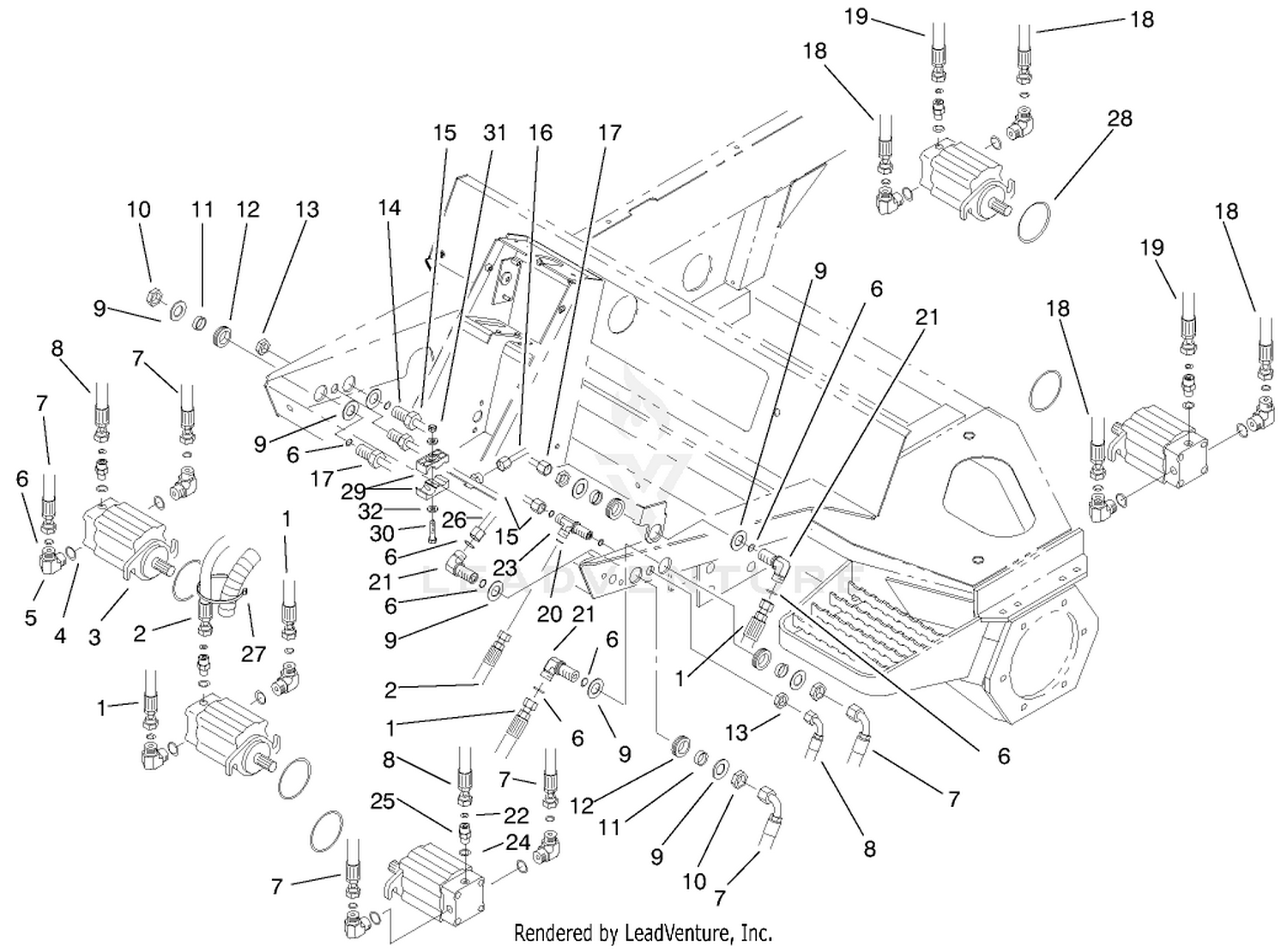 Reel Motors  Hoses