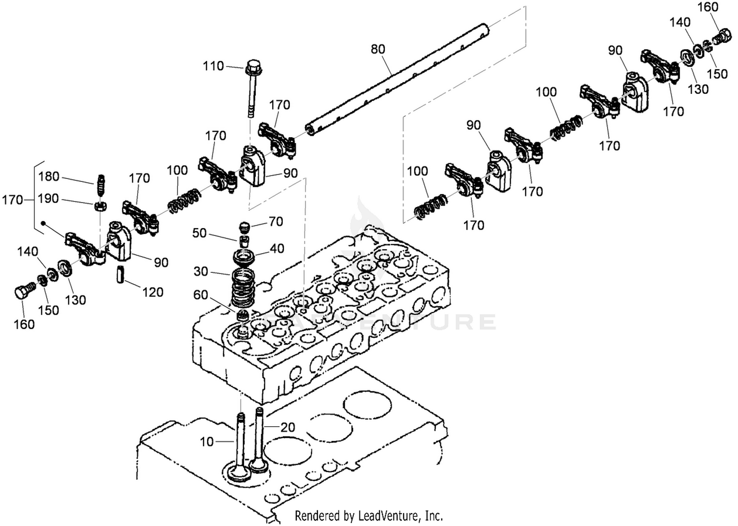 Valve and Rocker Arm Assembly