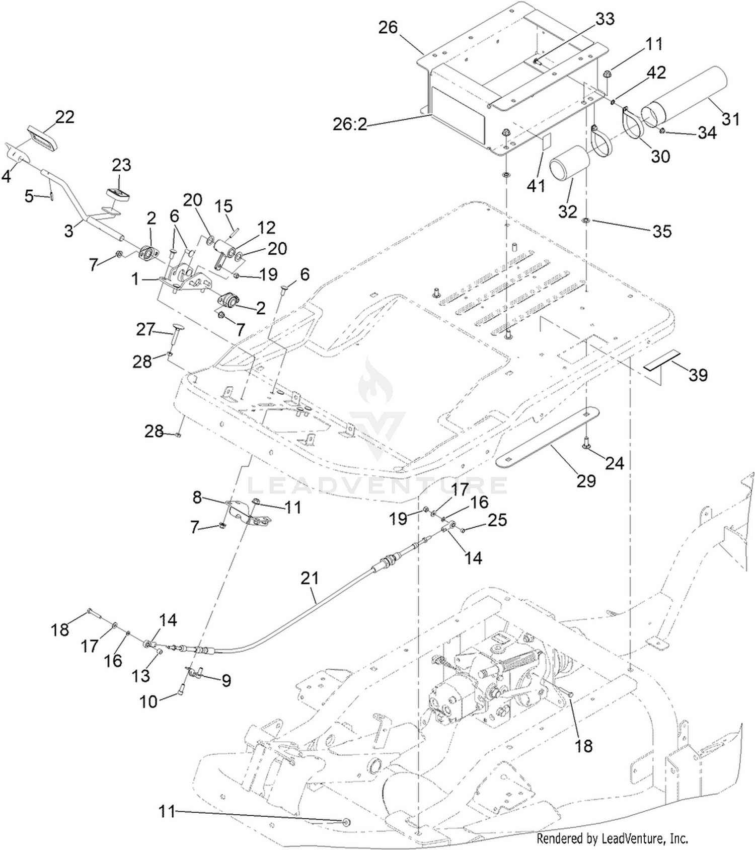 Traction Pedal Assembly