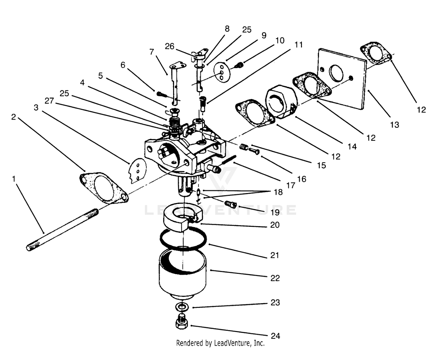 Carburetor Assembly (model No. 47pr4-3)