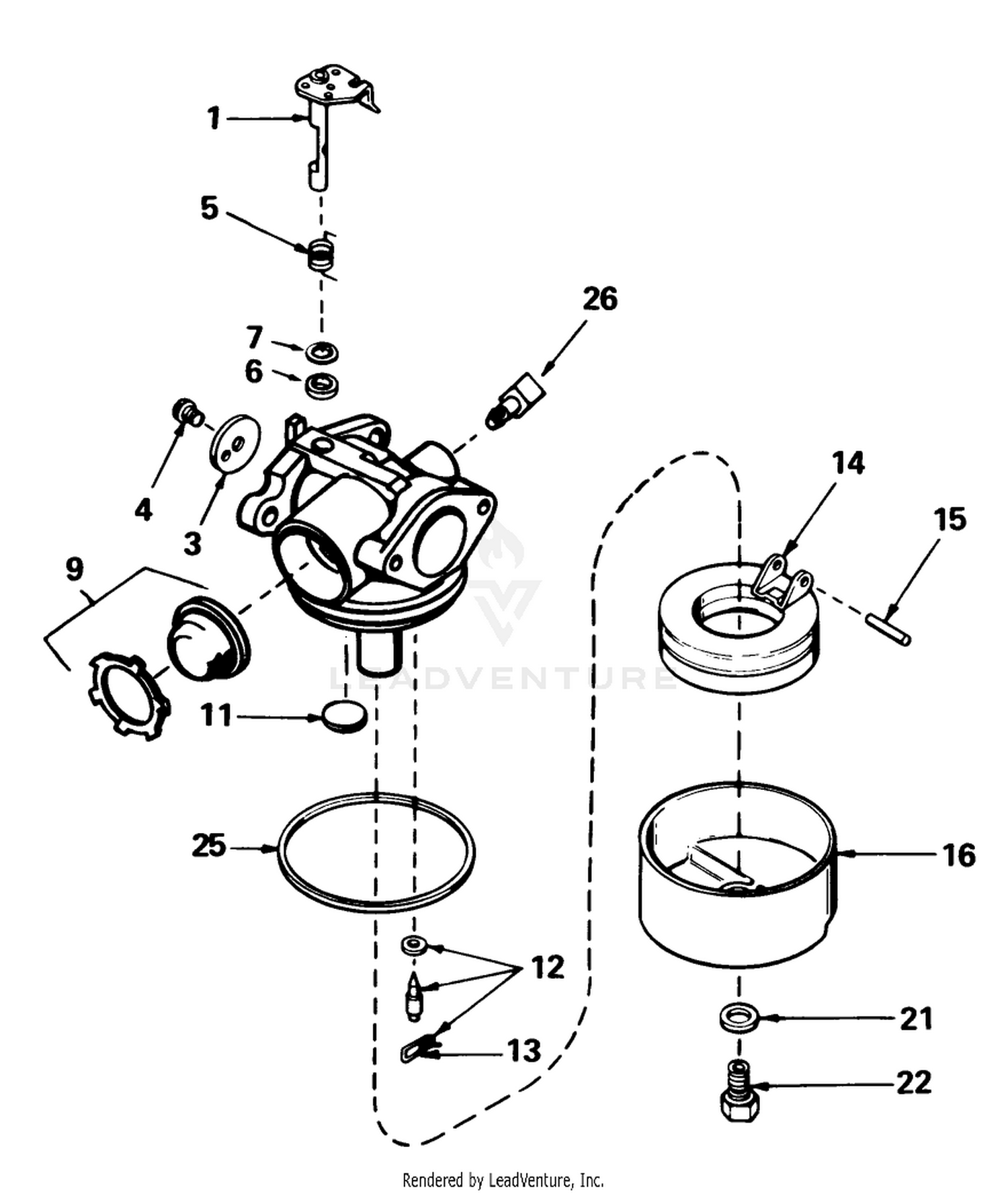 Carburetor No. 632098