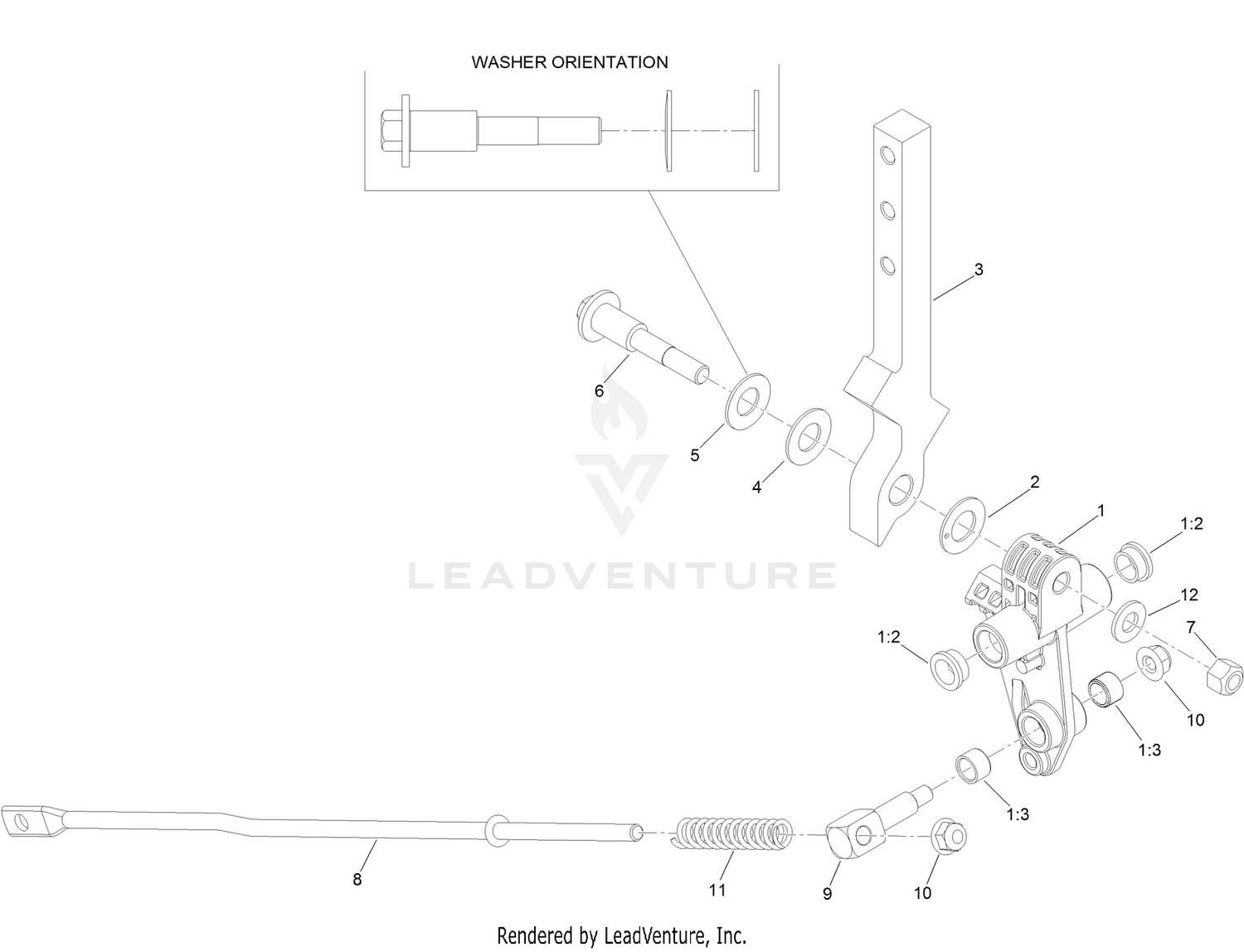 LH and RH Motion Control Assembly