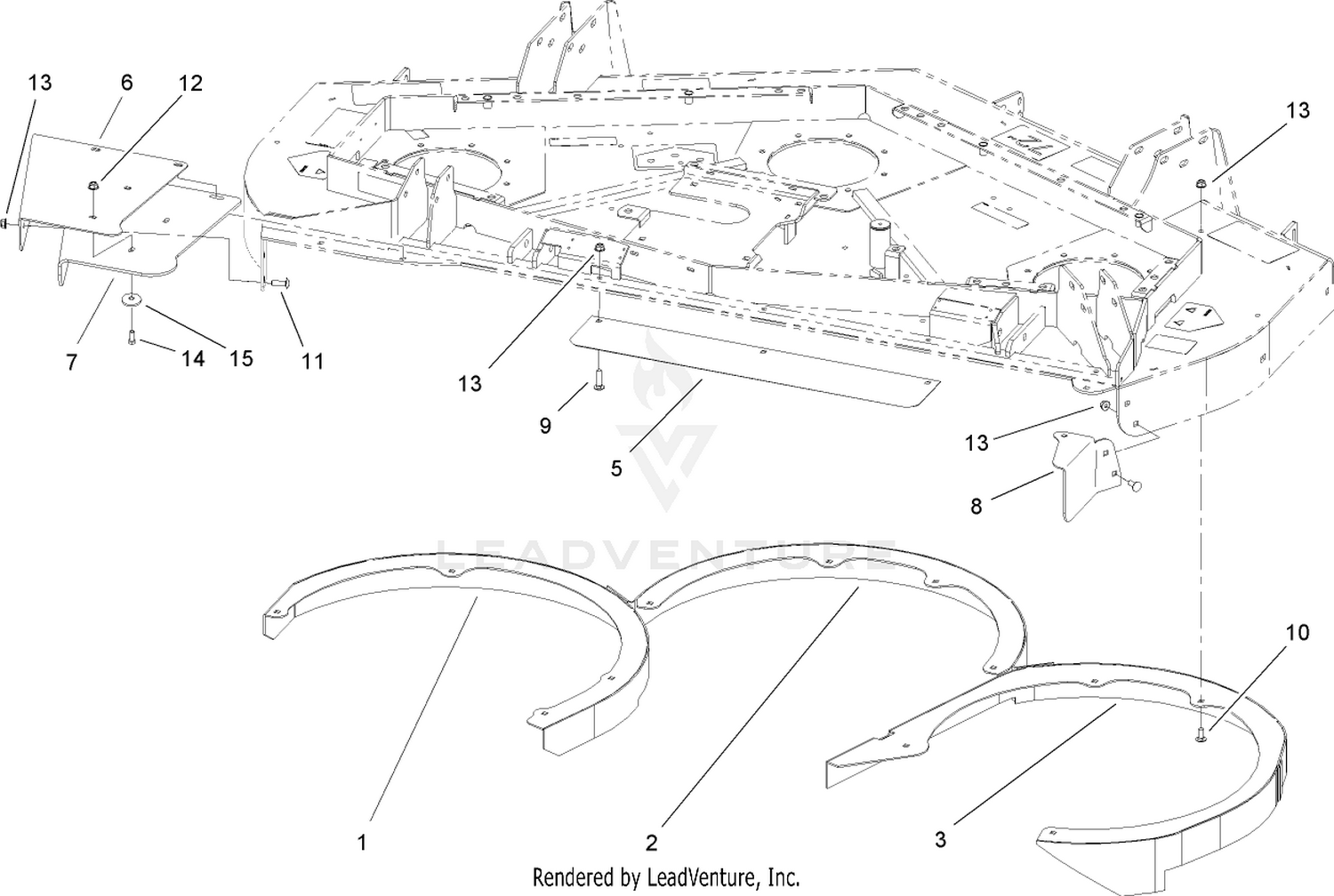Rear Discharge Chamber Assembly