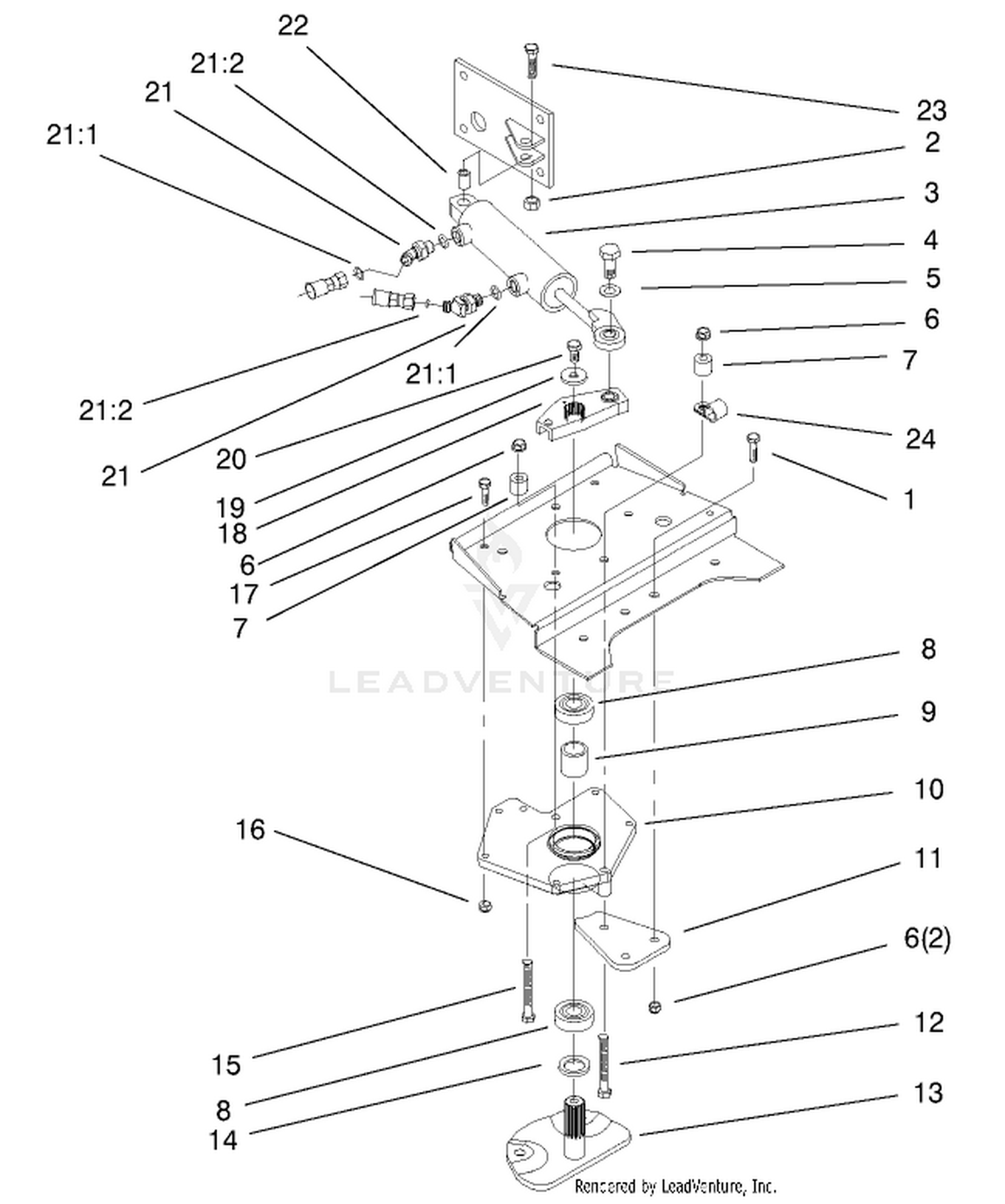 Power Steering Lower Assembly