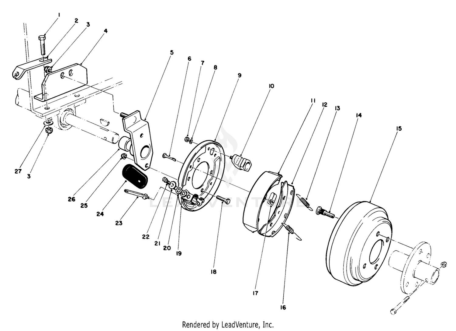 Brake Kit Model No. 30758 (optional)