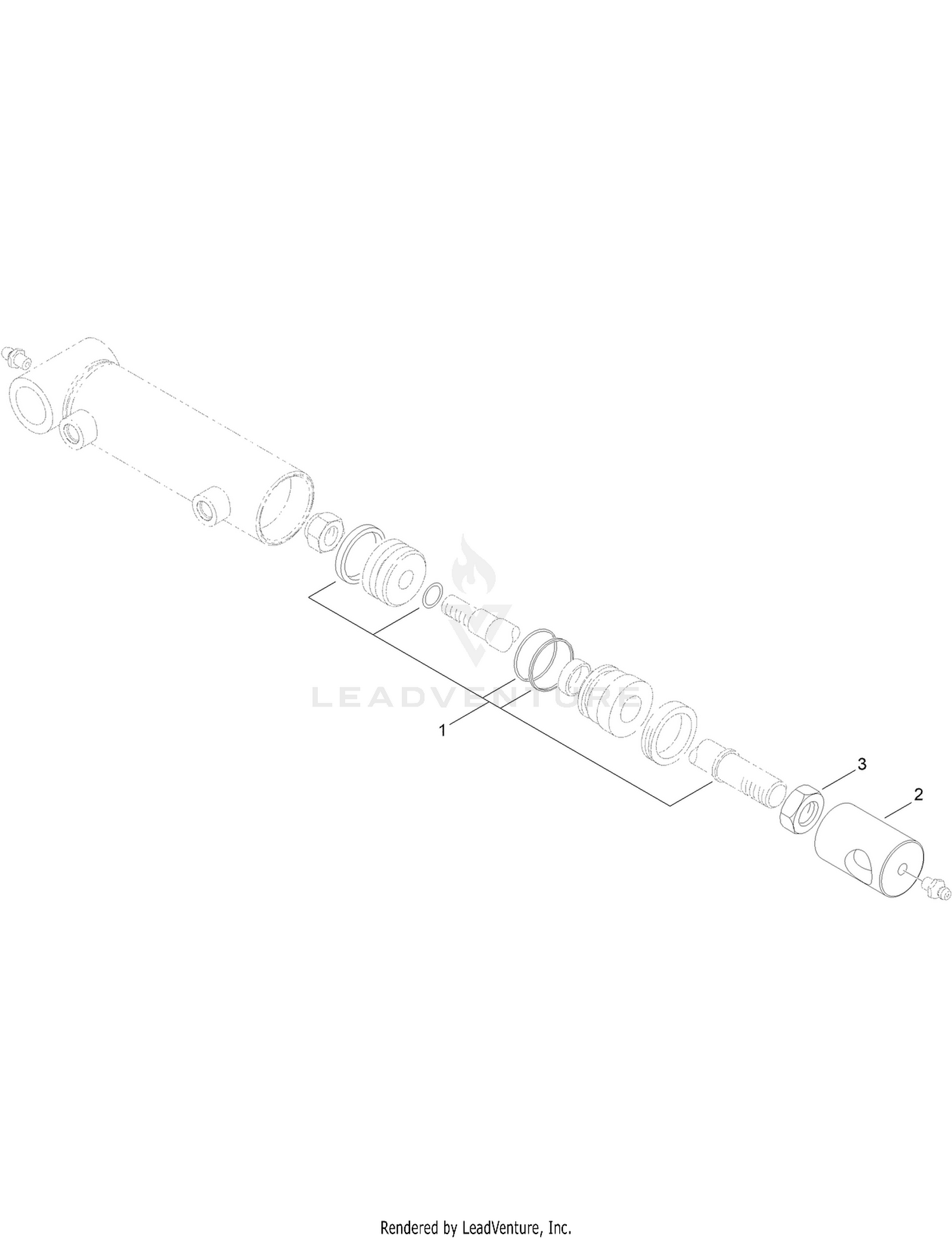 Hydraulic Cylinder Assembly No. 112-9916