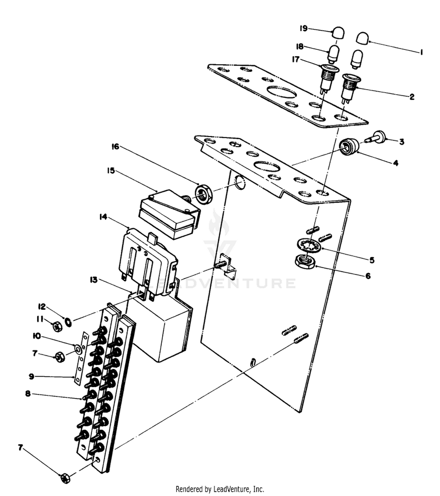 Steering Tower-Electrical Assembly
