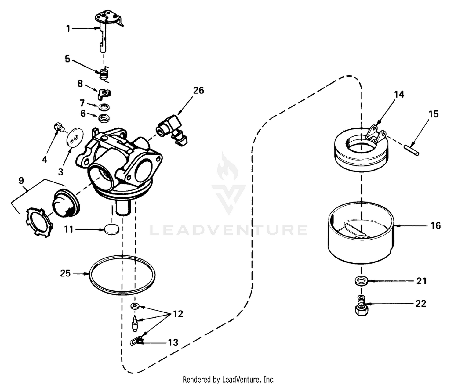 Carburetor No. 632046
